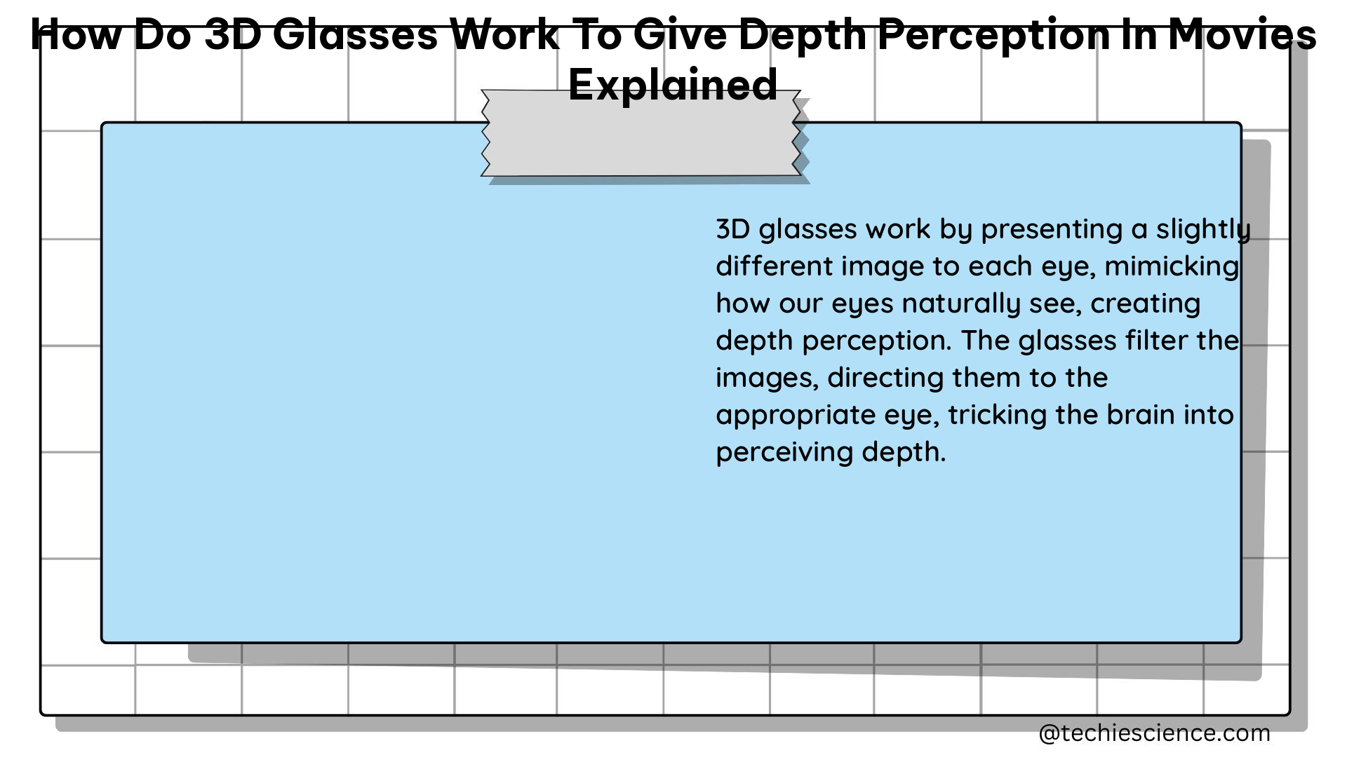 how do 3d glasses work to give depth perception in movies