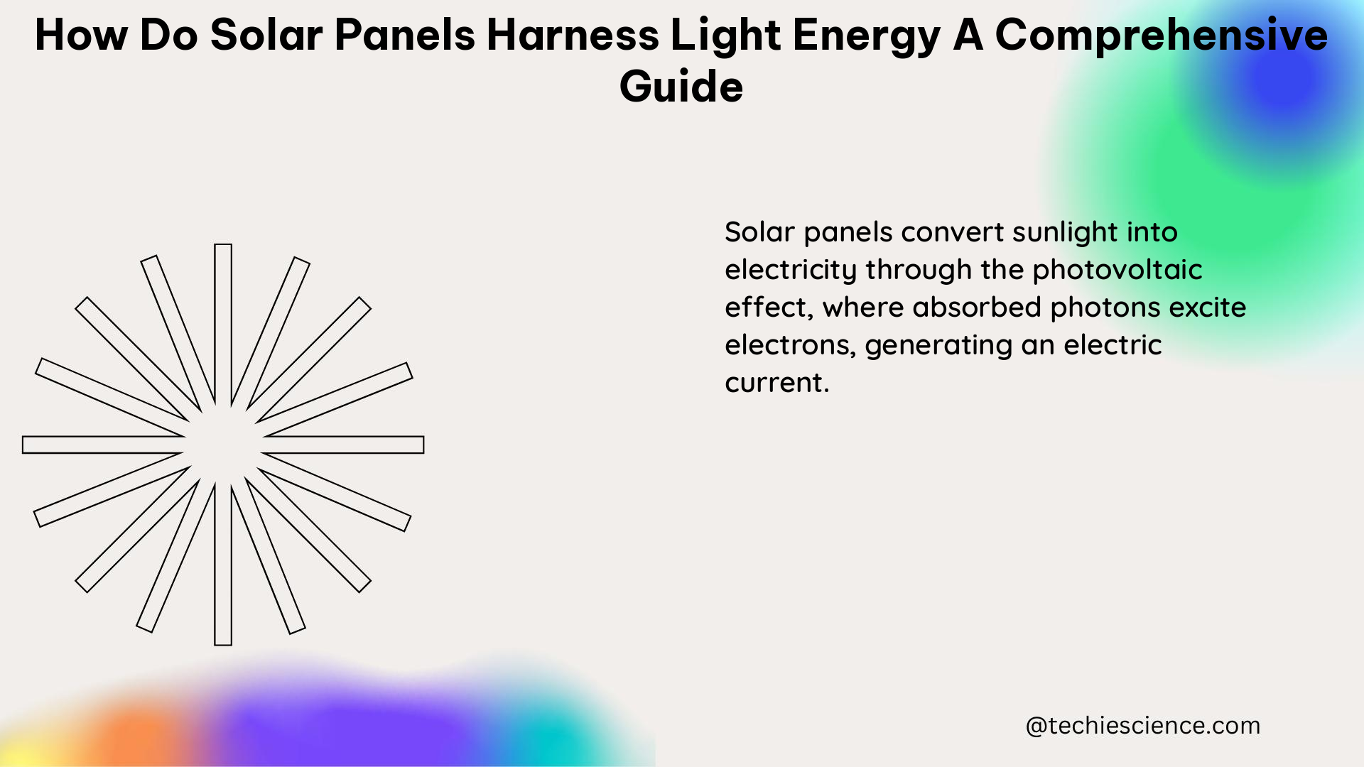 how do solar panels harness light energy a comprehensive guide