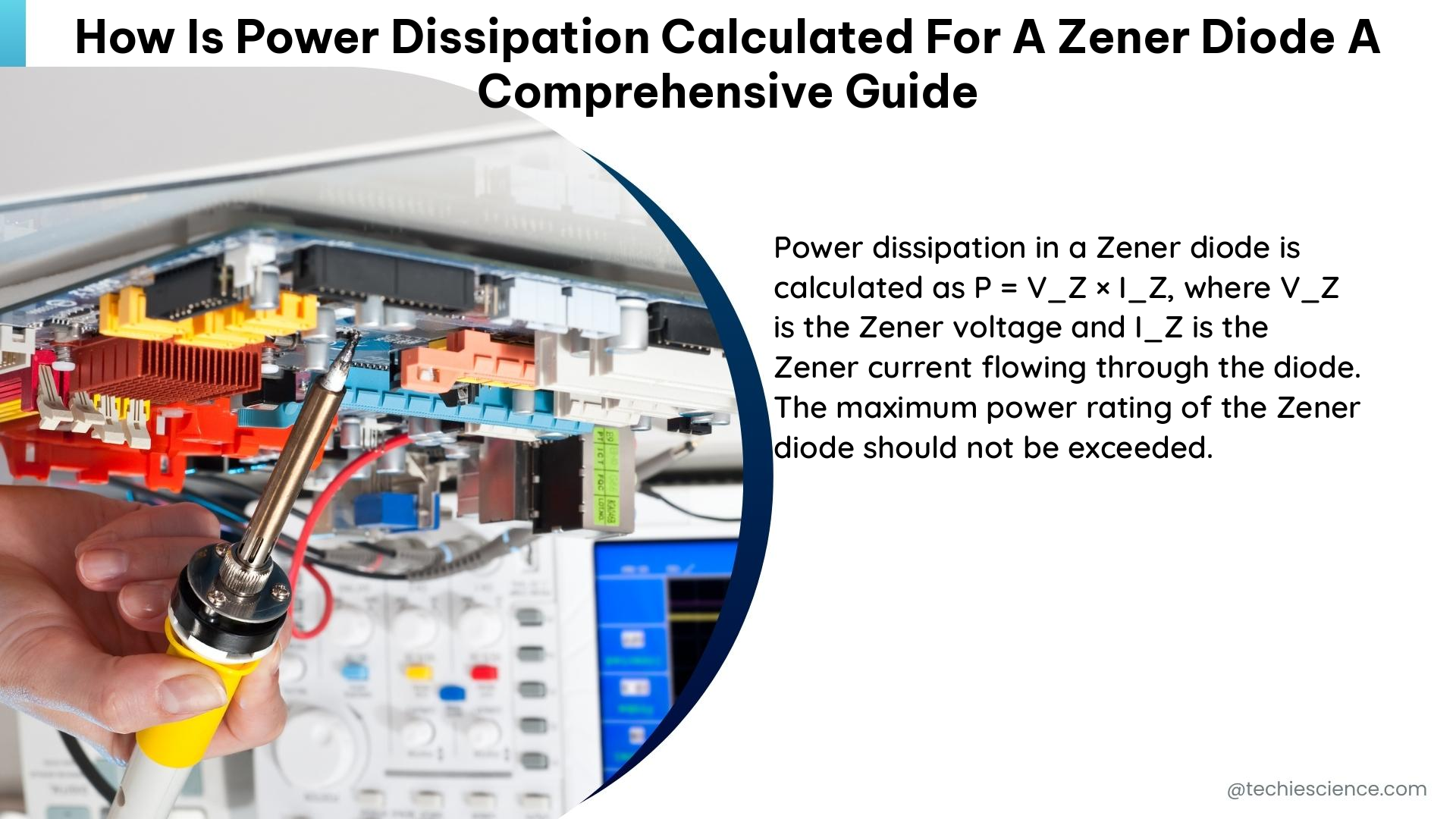 how is power dissipation calculated for a zener diode a comprehensive guide