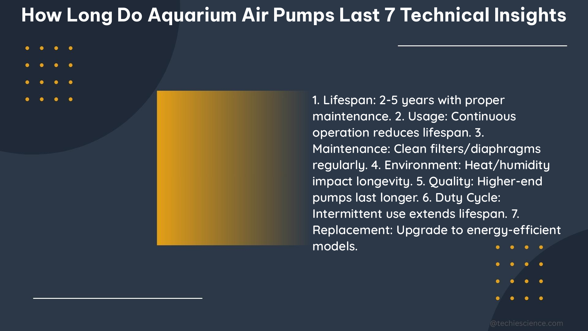 how long do aquarium air pumps last 7 technical insights