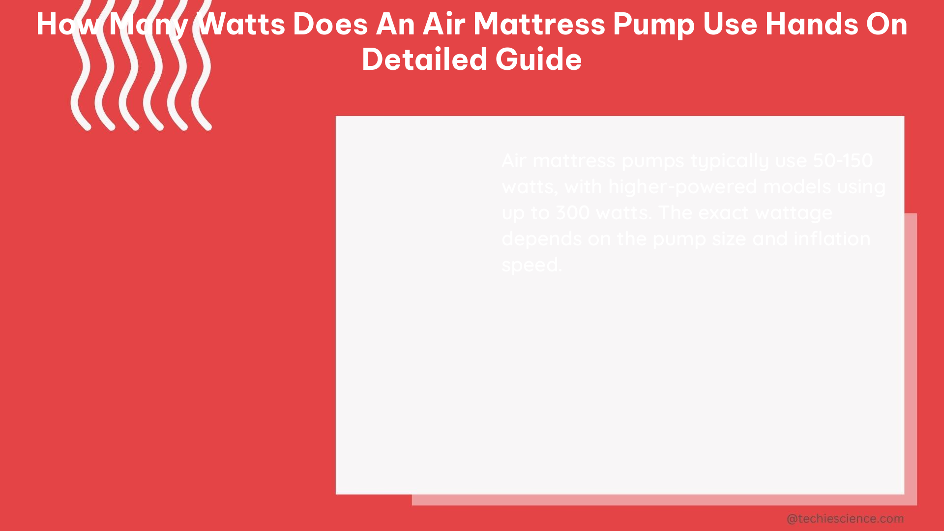 how many watts does an air mattress pump use hands on detailed guide