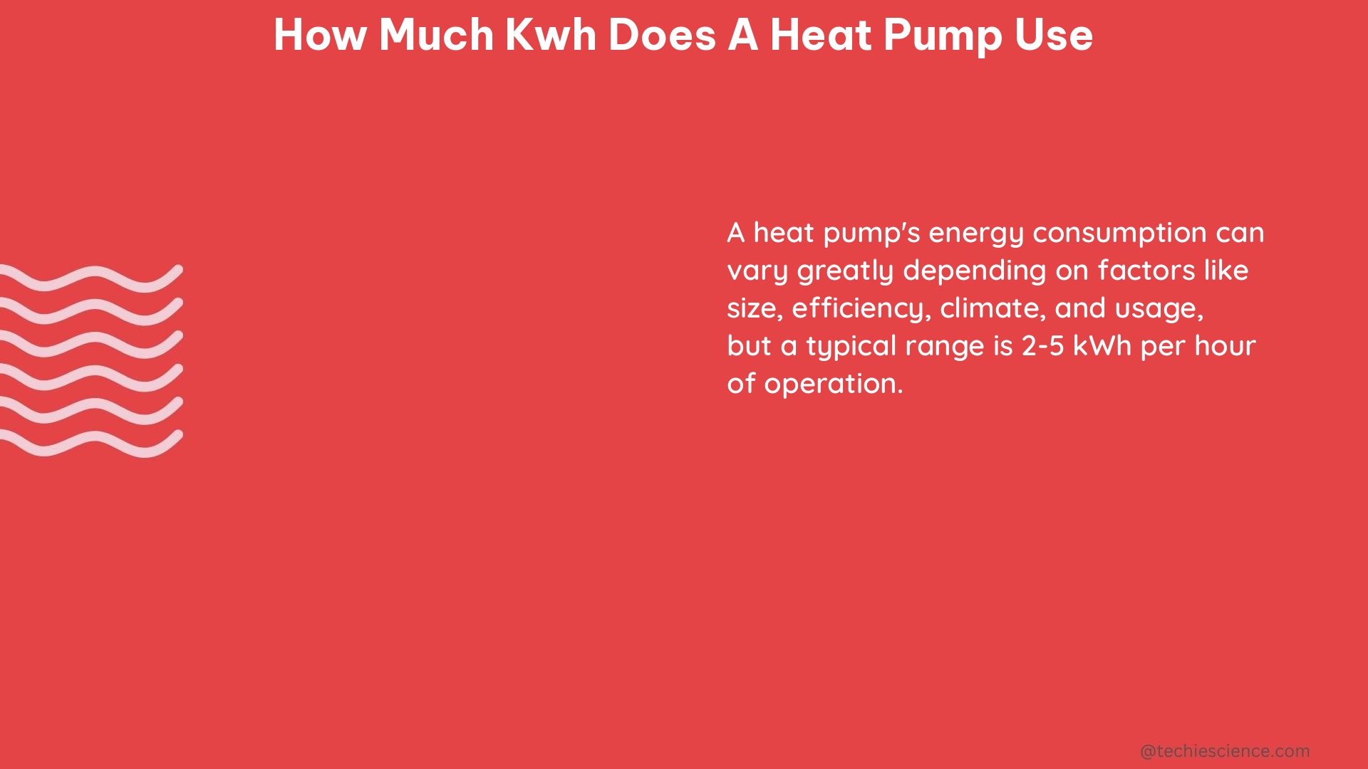 how much kwh does a heat pump use