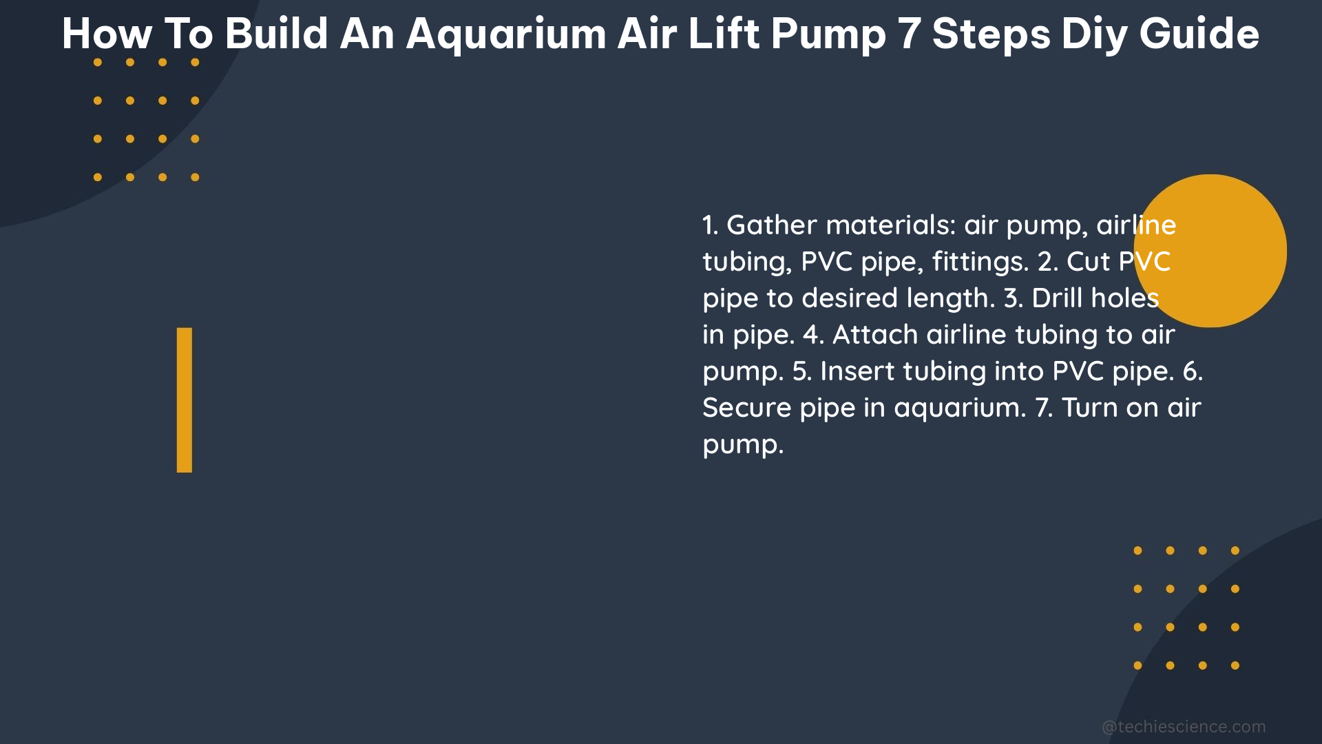 how to build an aquarium air lift pump 7 steps diy guide