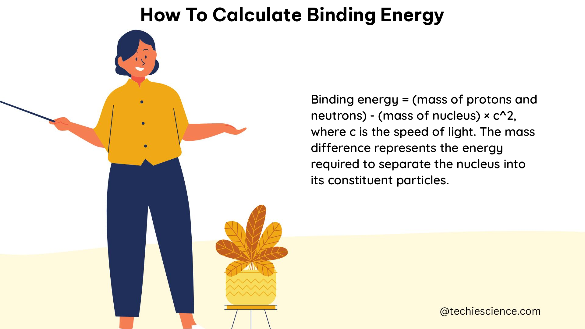 how to calculate binding energy