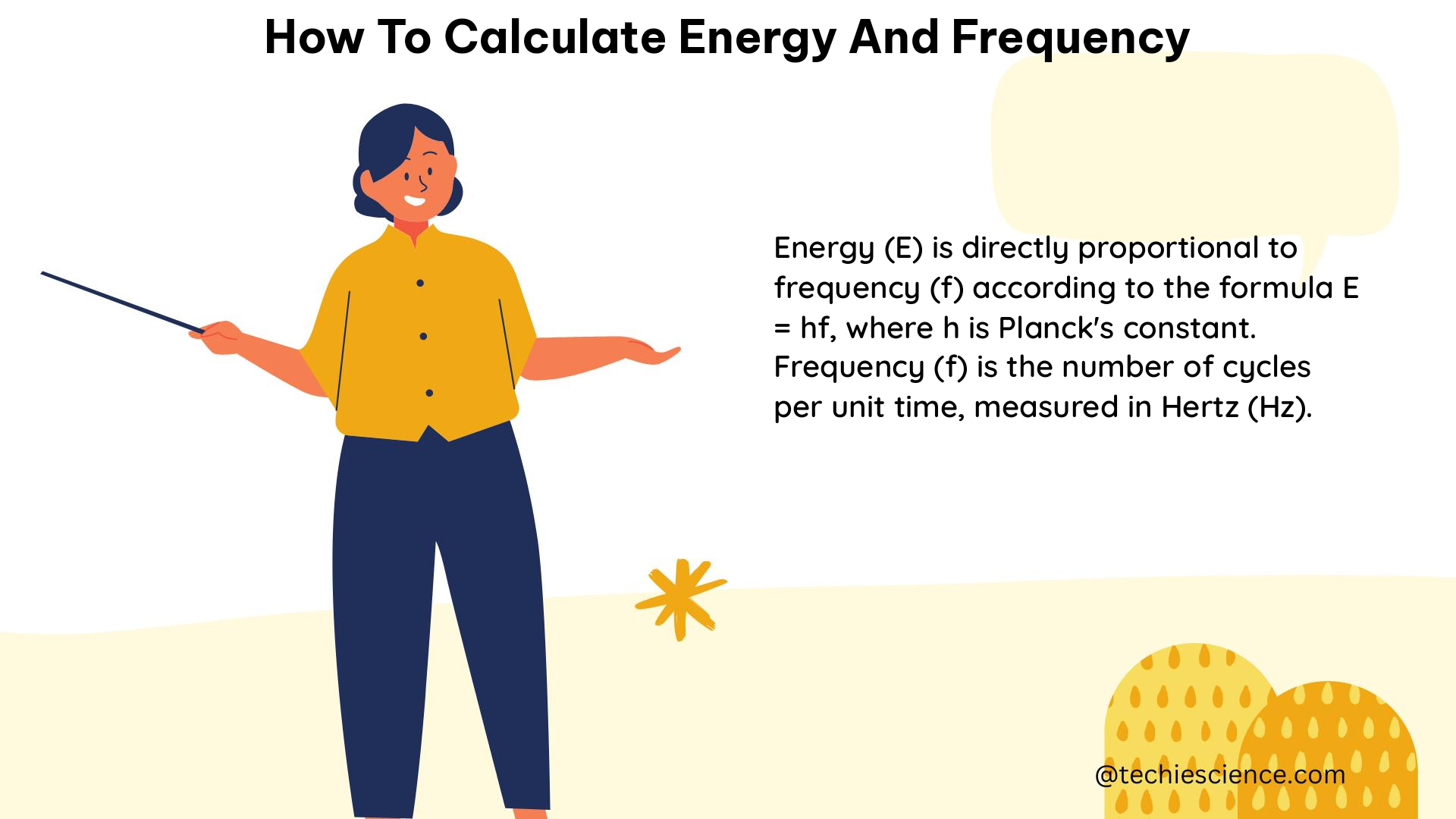 how to calculate energy and frequency