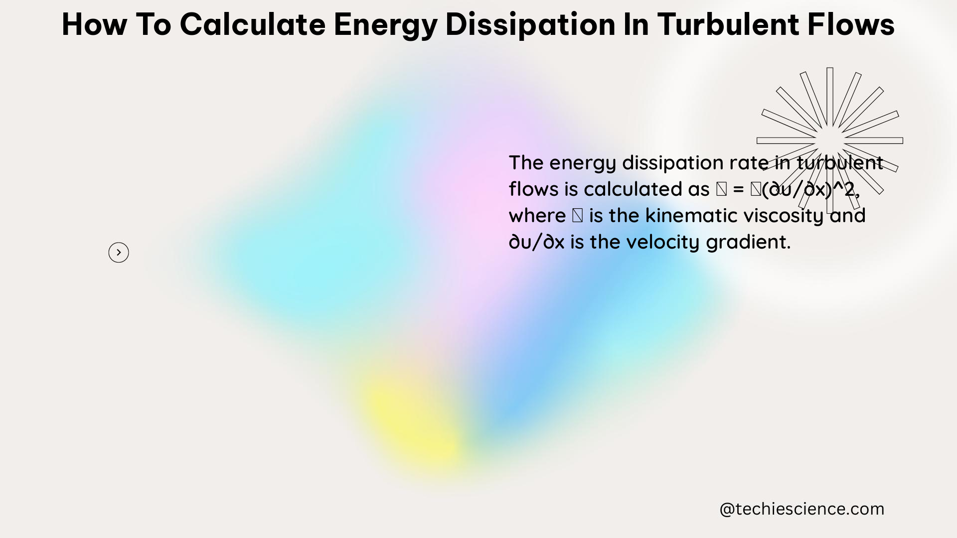 how to calculate energy dissipation in turbulent flows