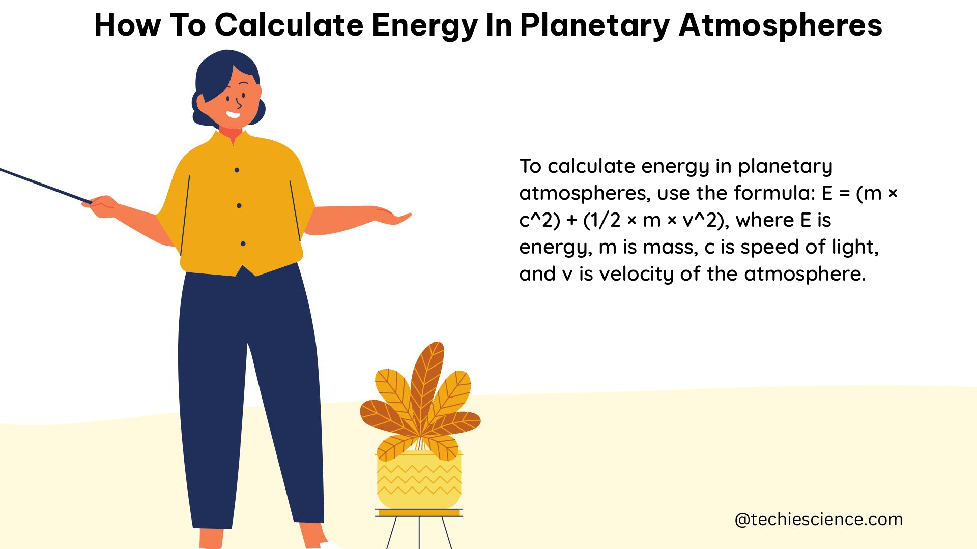 how to calculate energy in planetary atmospheres