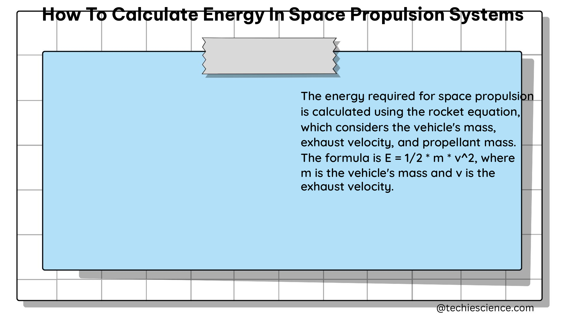 how to calculate energy in space propulsion systems