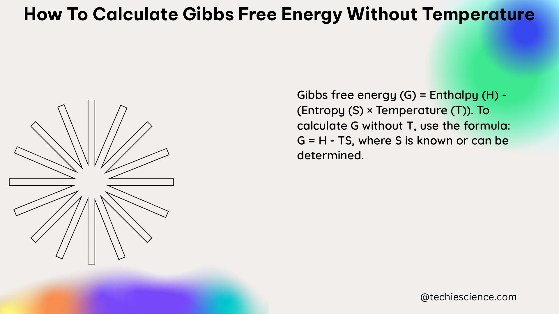 how to calculate gibbs free energy without temperature