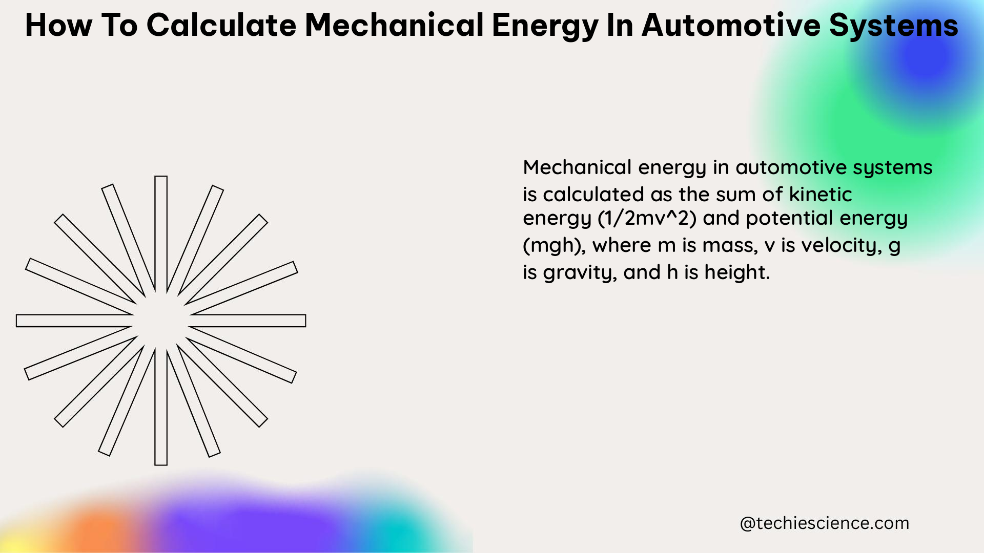 how to calculate mechanical energy in automotive systems