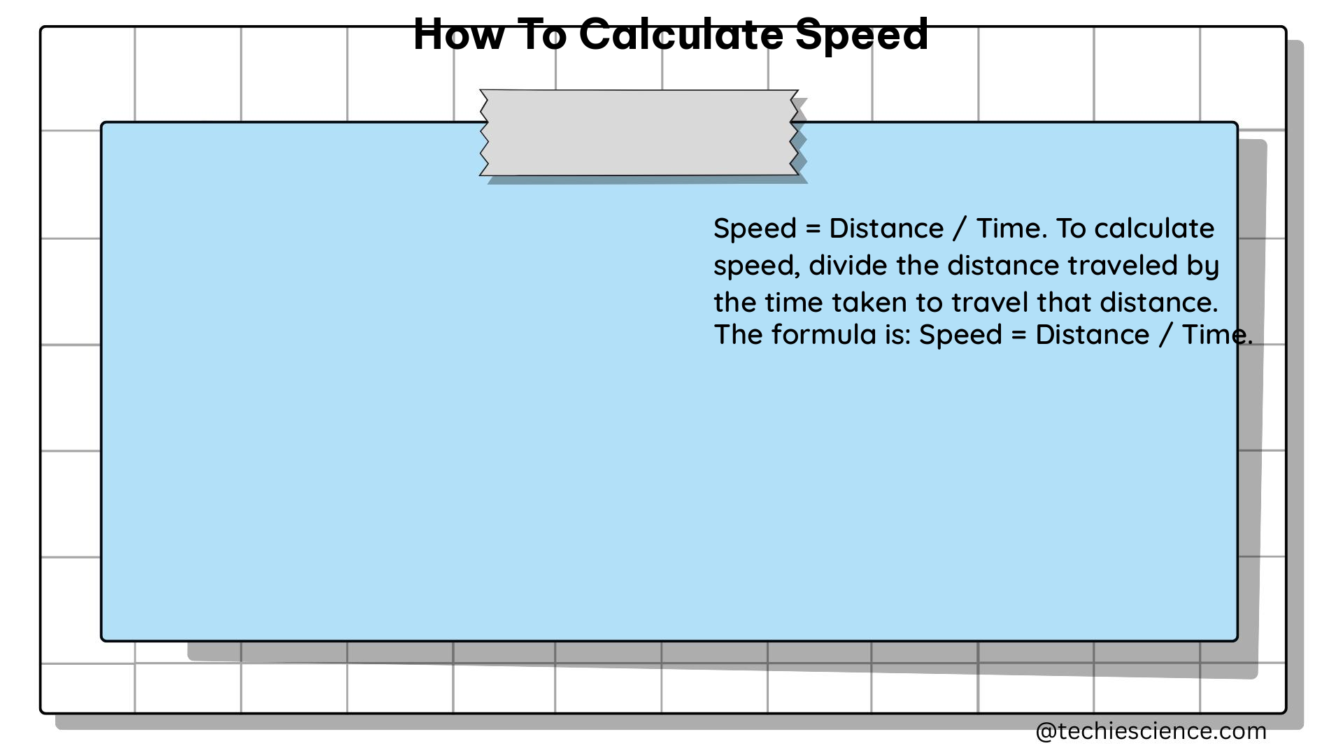 how to calculate speed