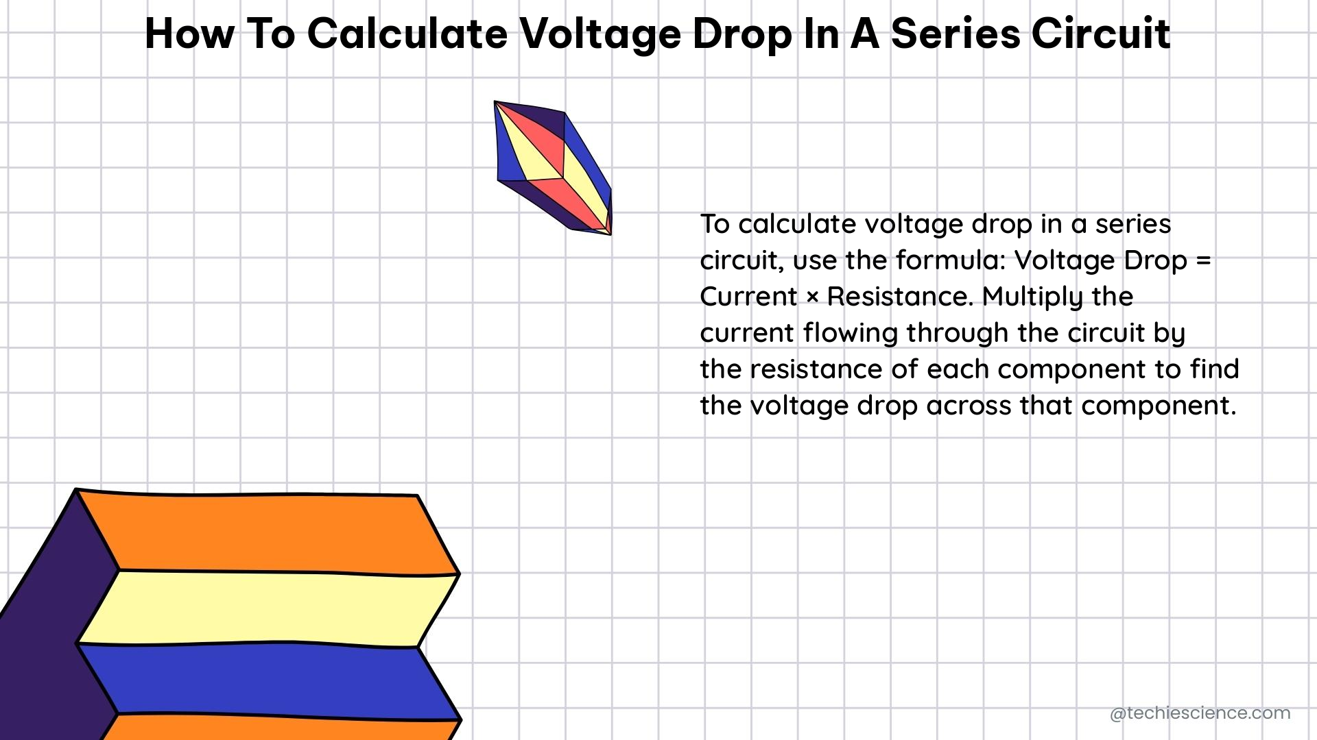 how to calculate voltage drop in a series circuit