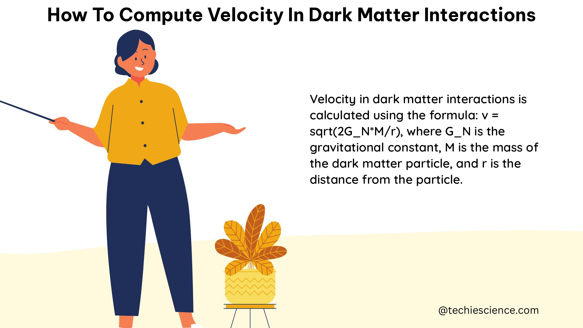 how to compute velocity in dark matter interactions