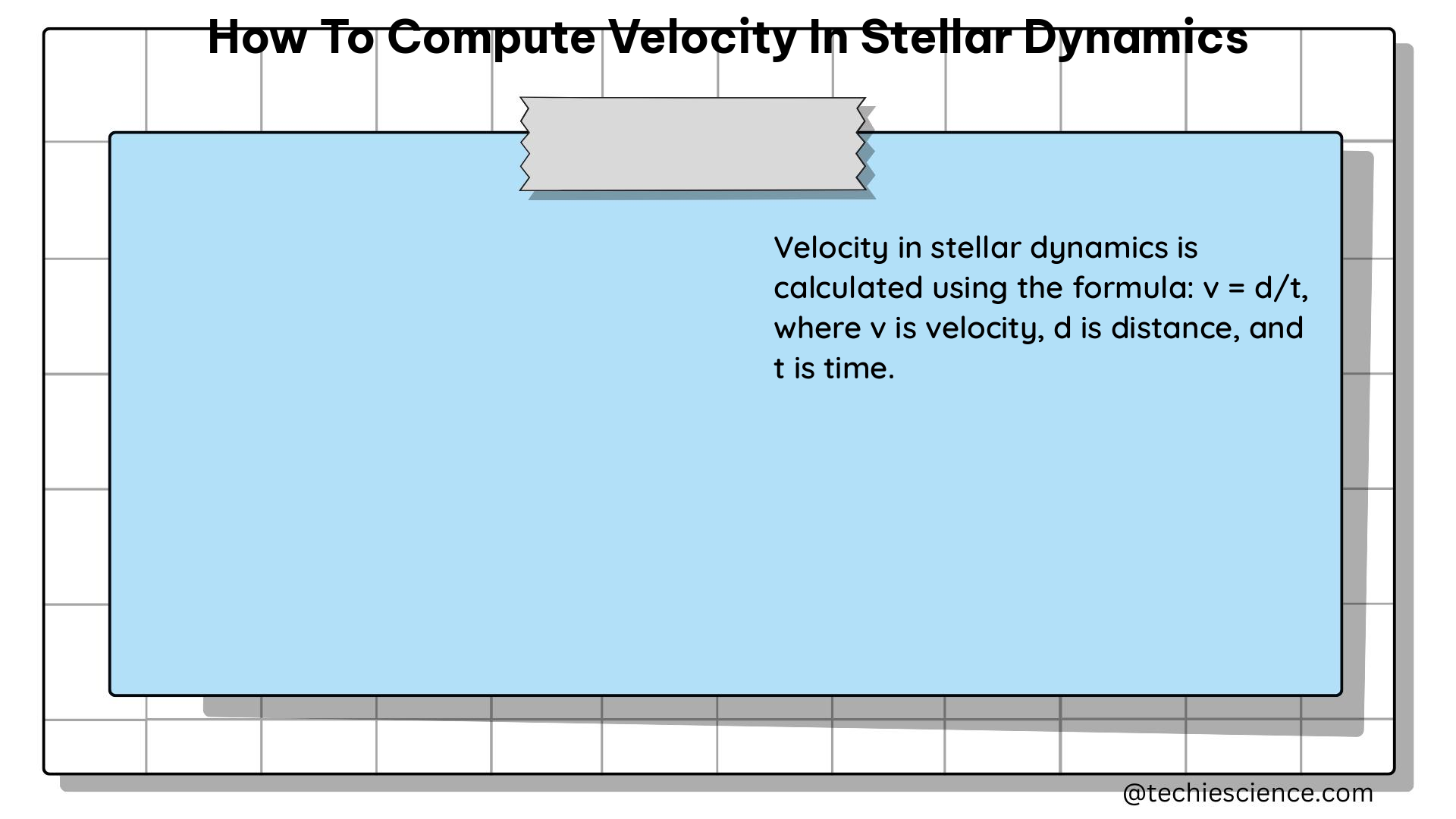 how to compute velocity in stellar dynamics