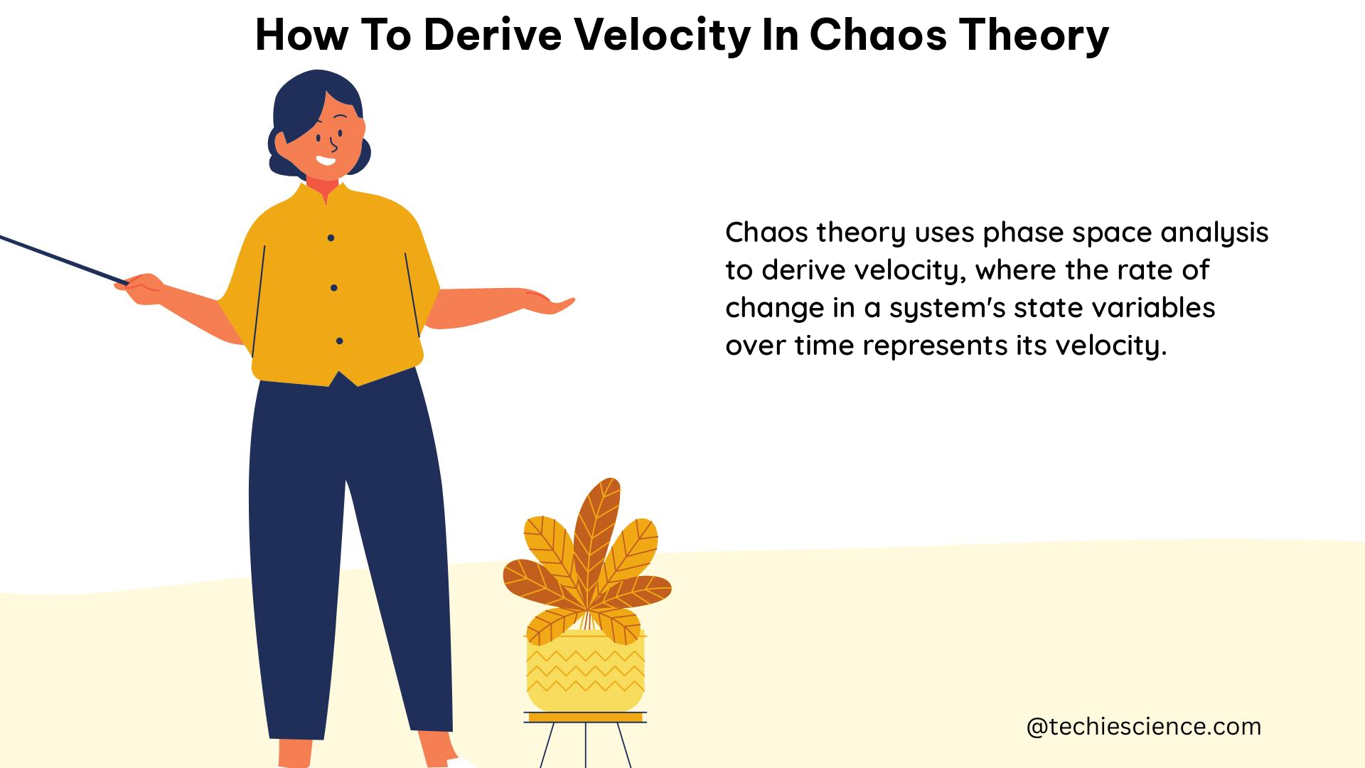 how to derive velocity in chaos theory