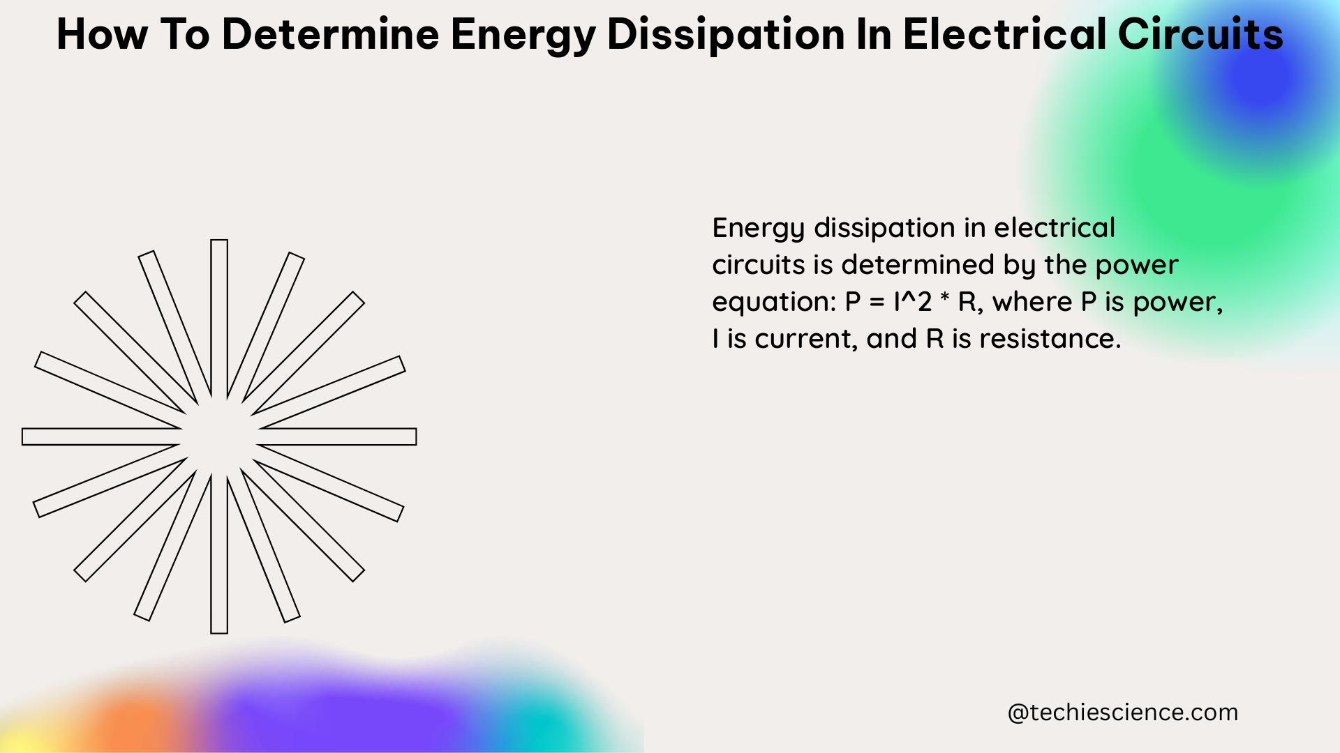 how to determine energy dissipation in electrical circuits