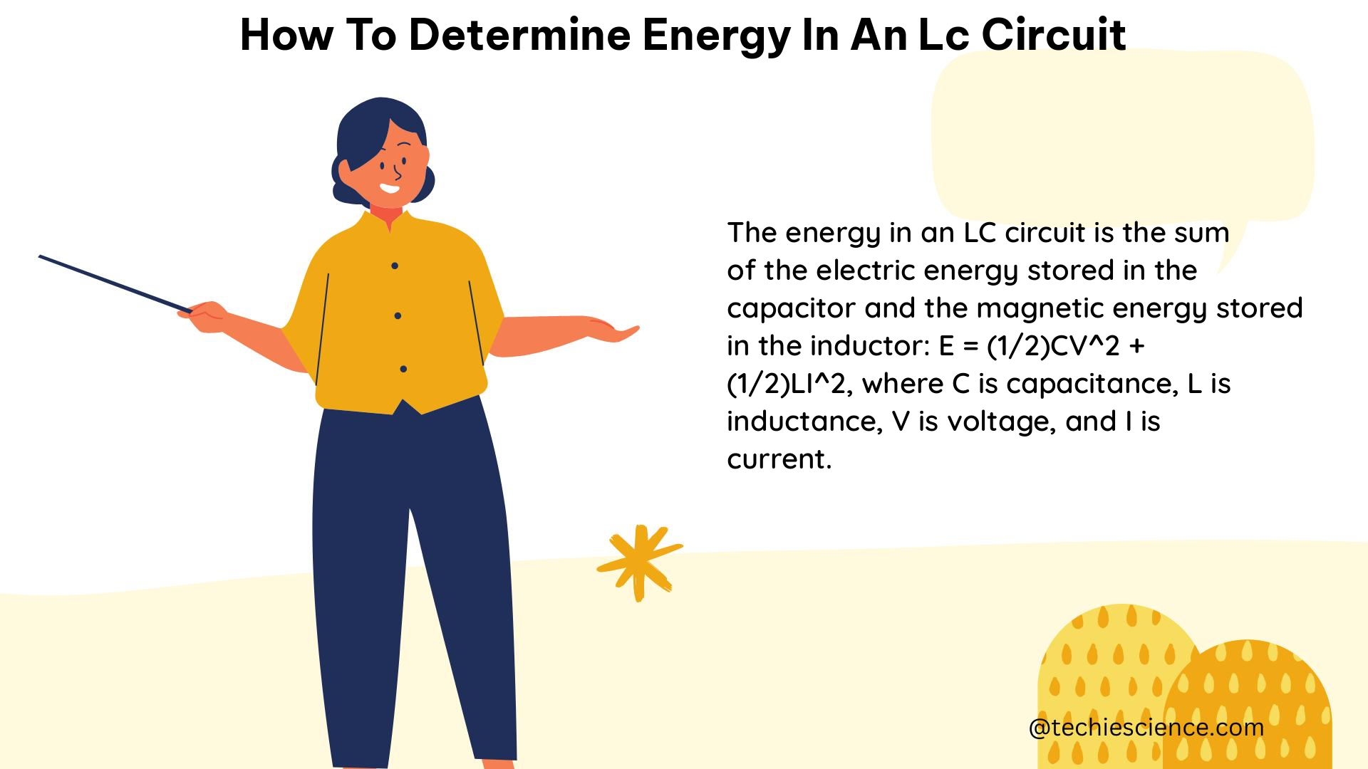 how to determine energy in an lc circuit