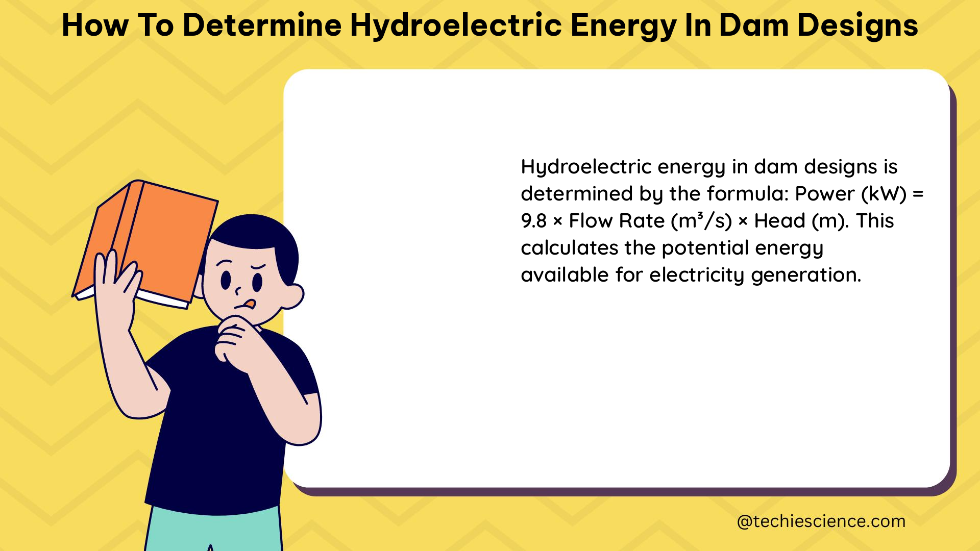 how to determine hydroelectric energy in dam designs