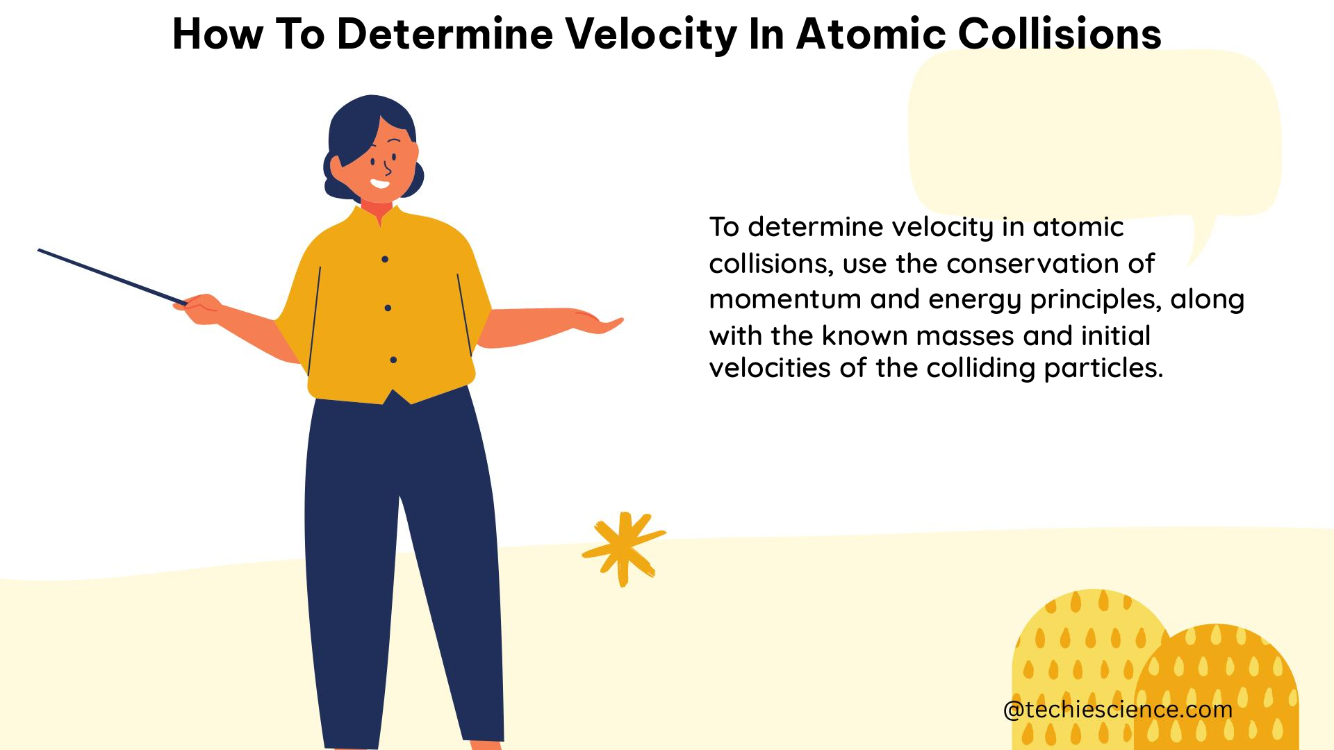 how to determine velocity in atomic collisions