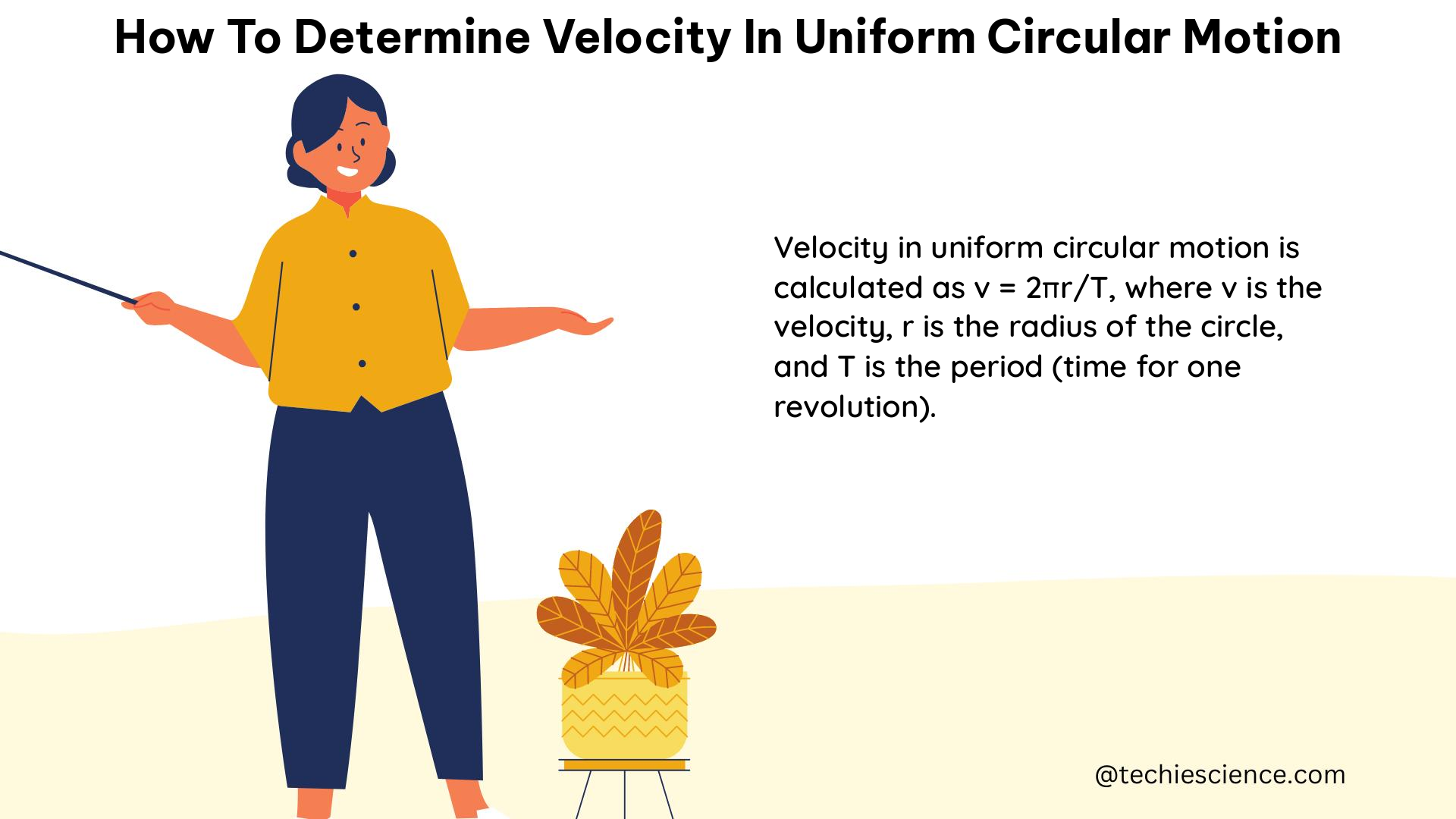 how to determine velocity in uniform circular motion