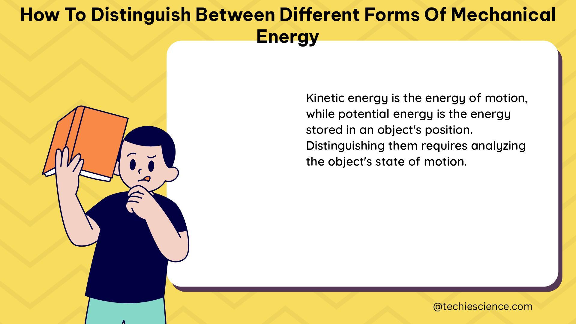 how to distinguish between different forms of mechanical energy