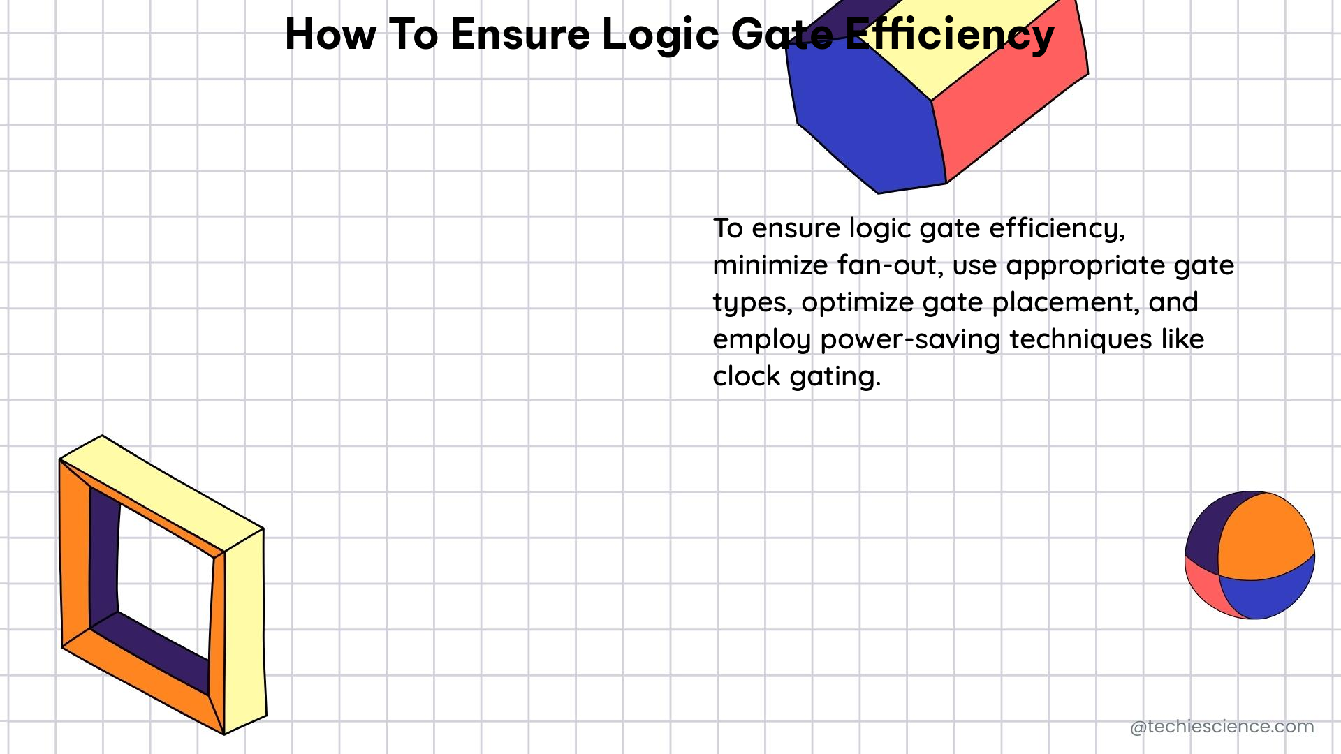 how to ensure logic gate efficiency