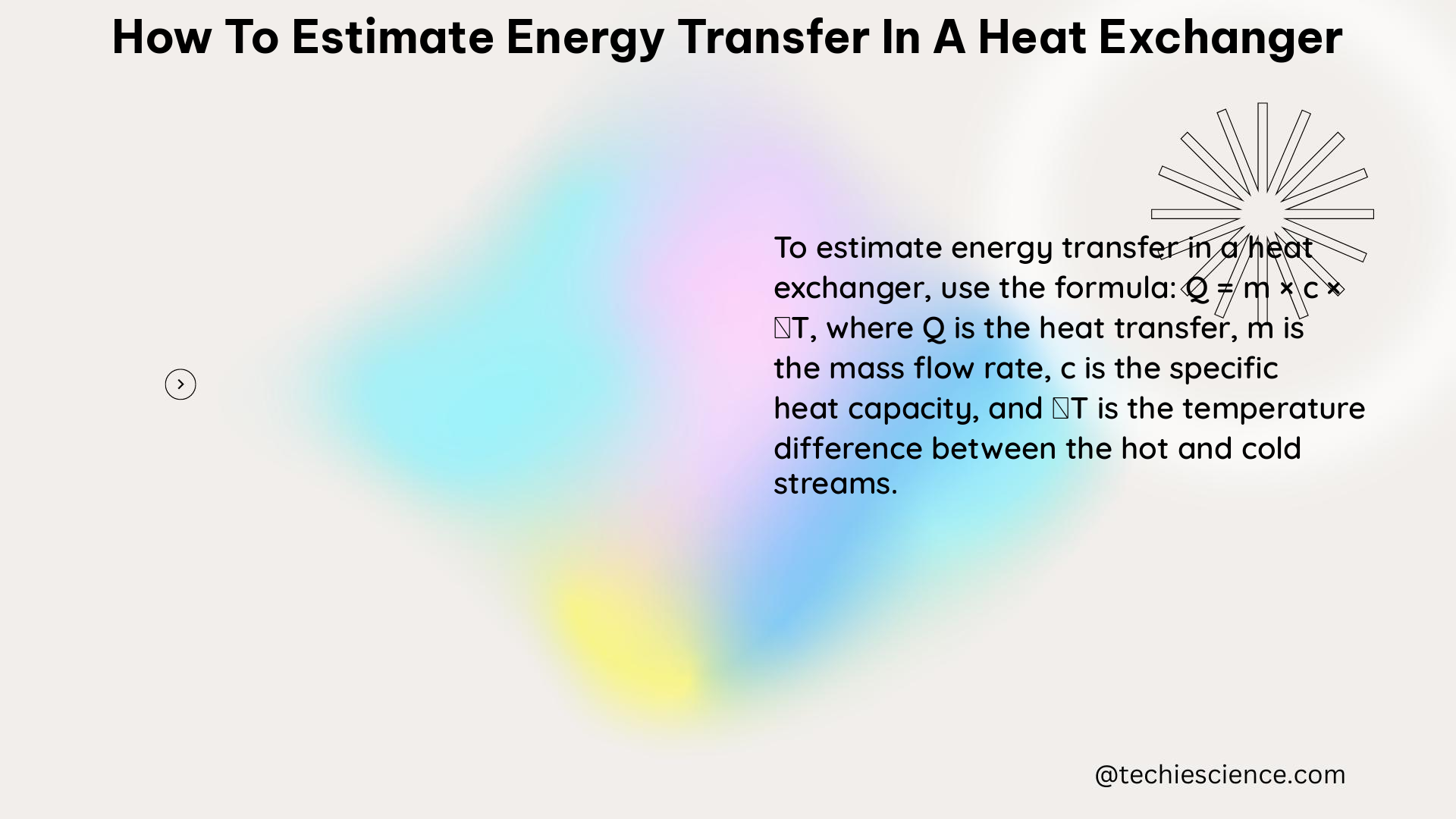 how to estimate energy transfer in a heat exchanger