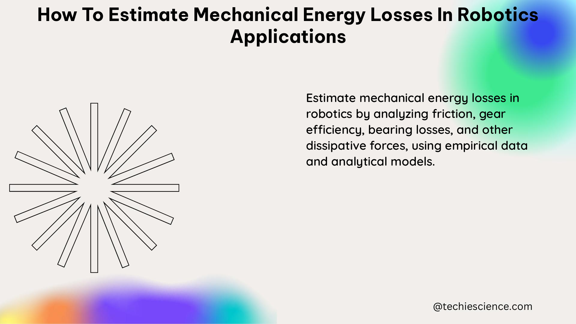 how to estimate mechanical energy losses in robotics applications