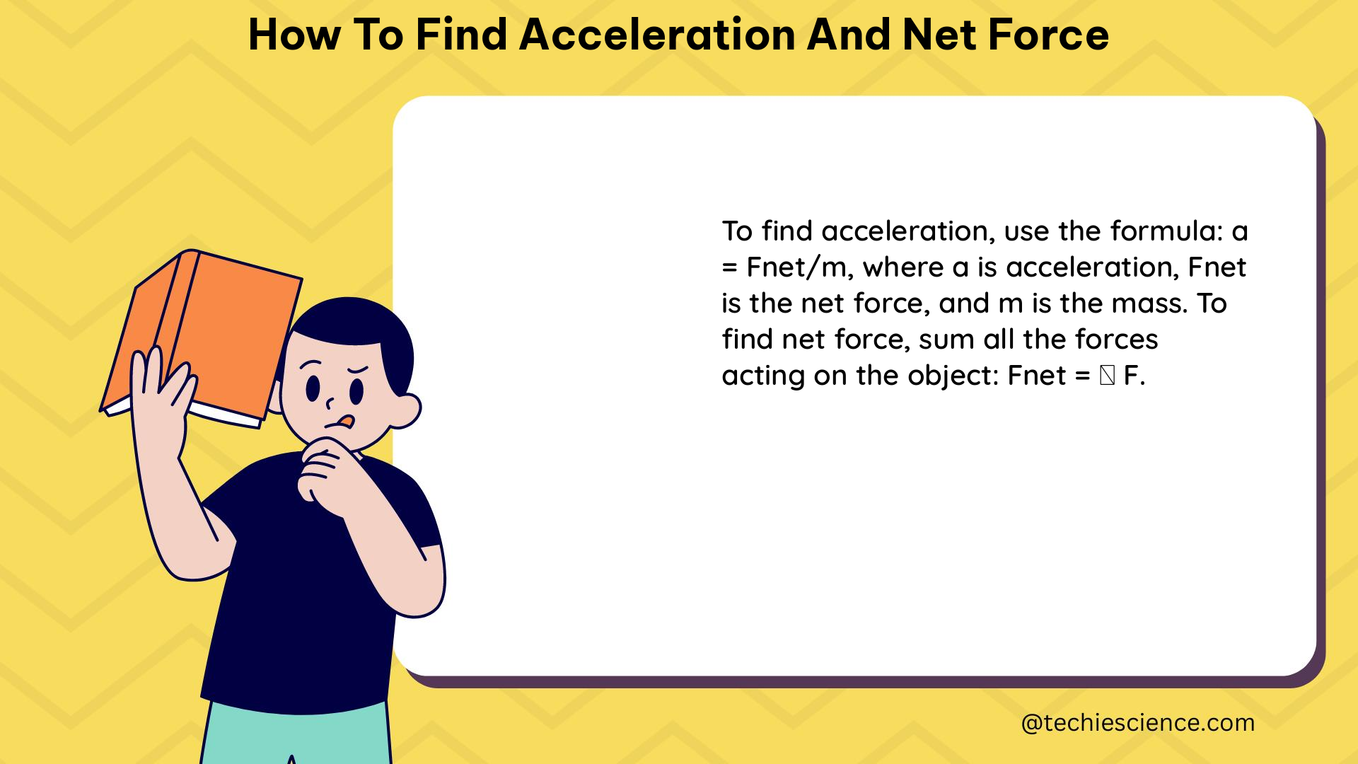 how to find acceleration and net force