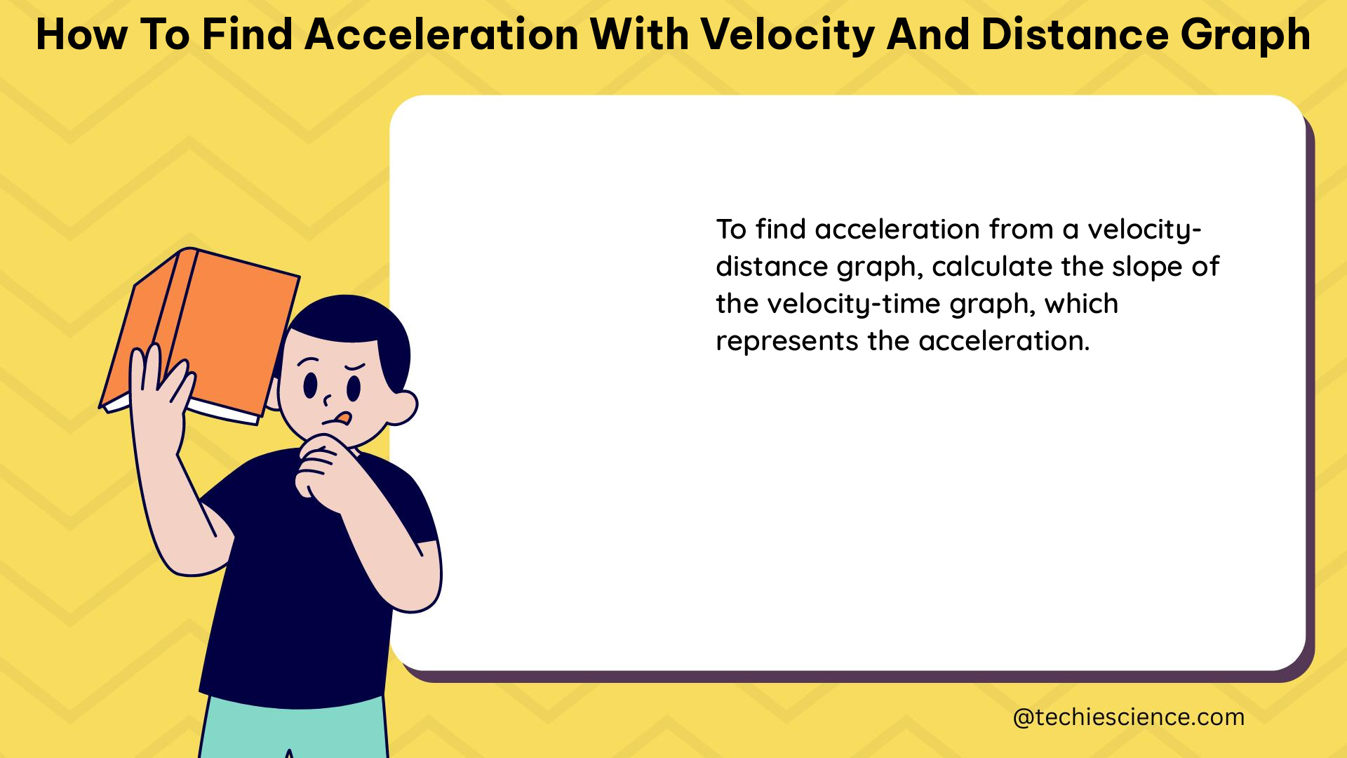 how to find acceleration with velocity and distance graph