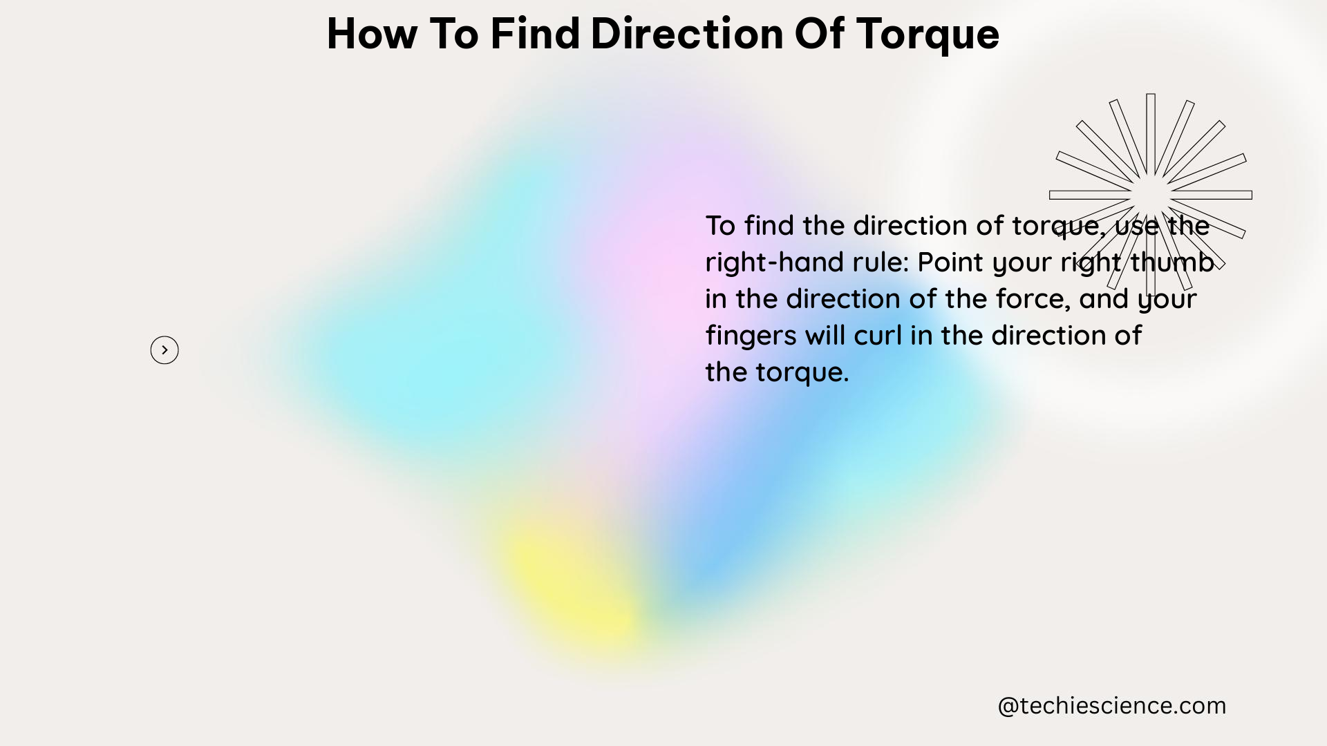 how to find direction of torque