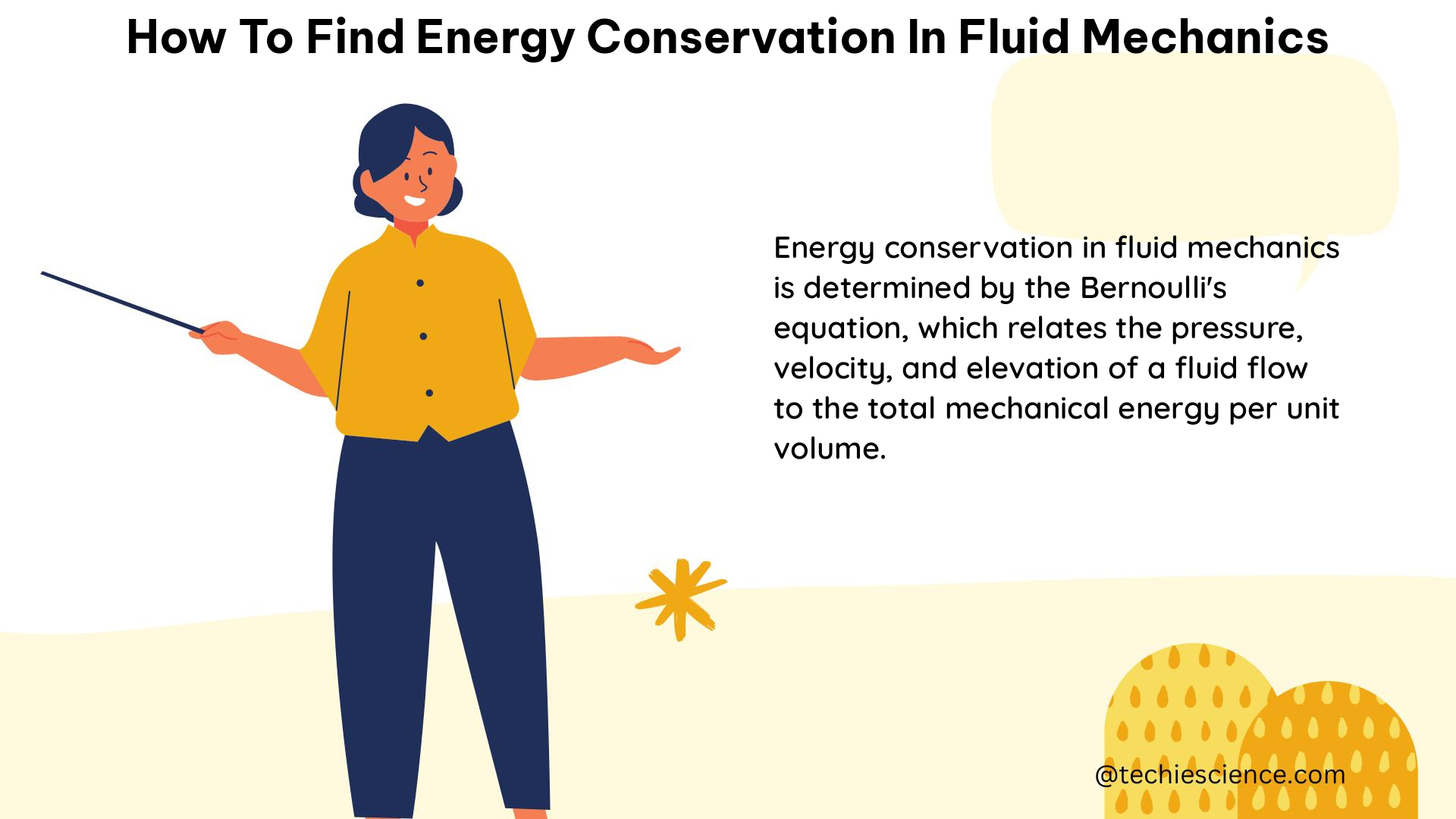 how to find energy conservation in fluid mechanics