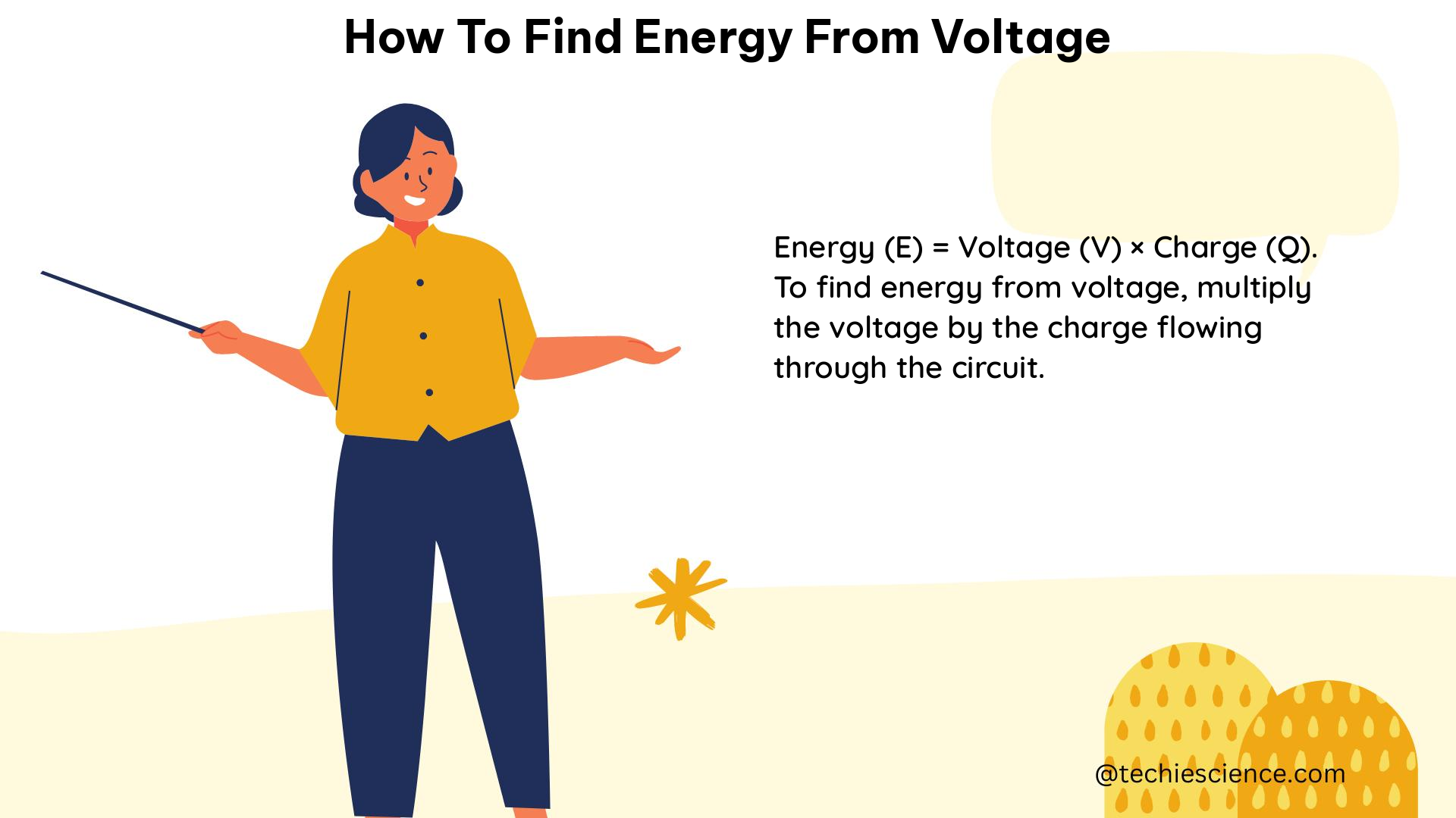 how to find energy from voltage