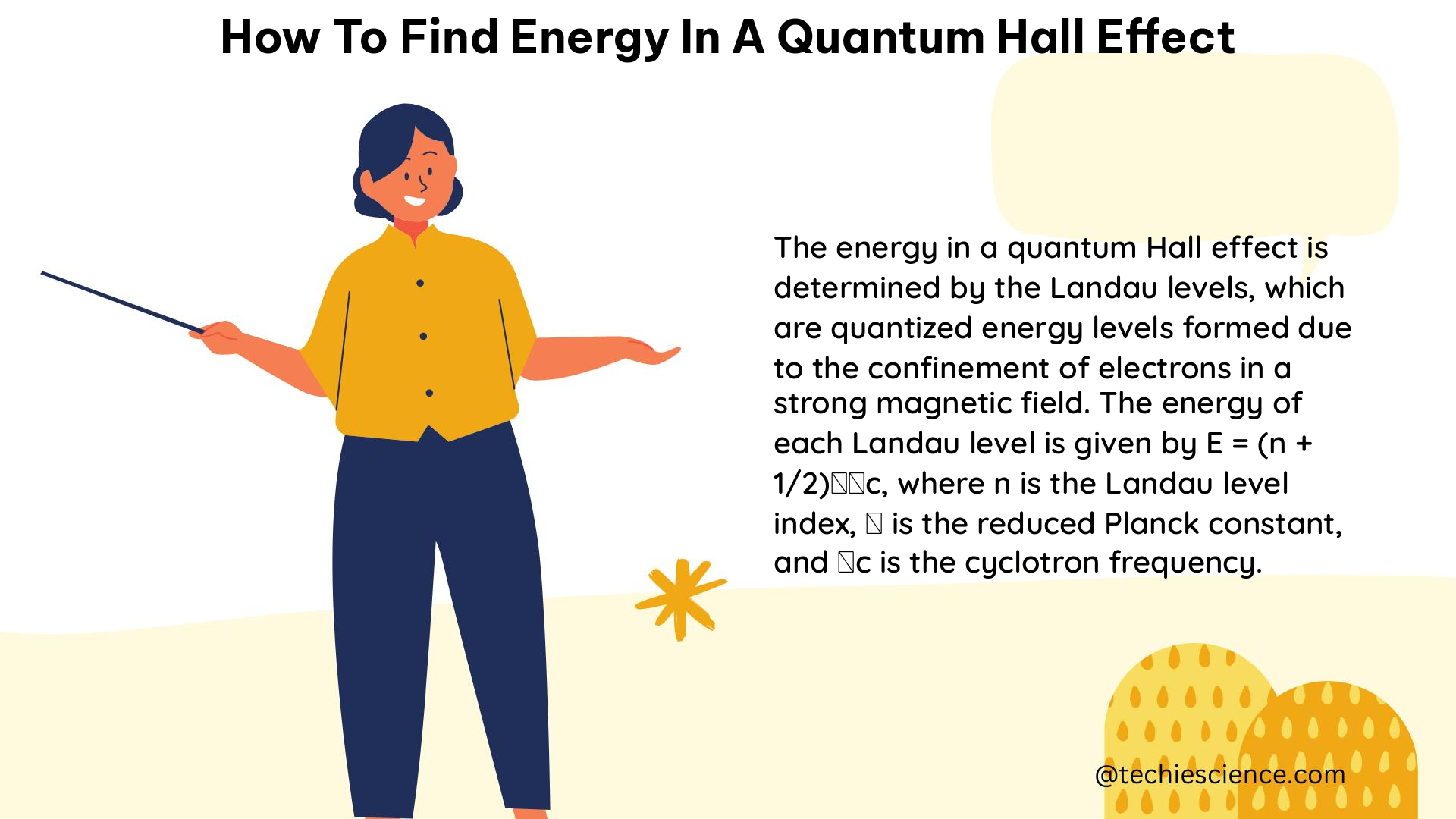 how to find energy in a quantum hall effect