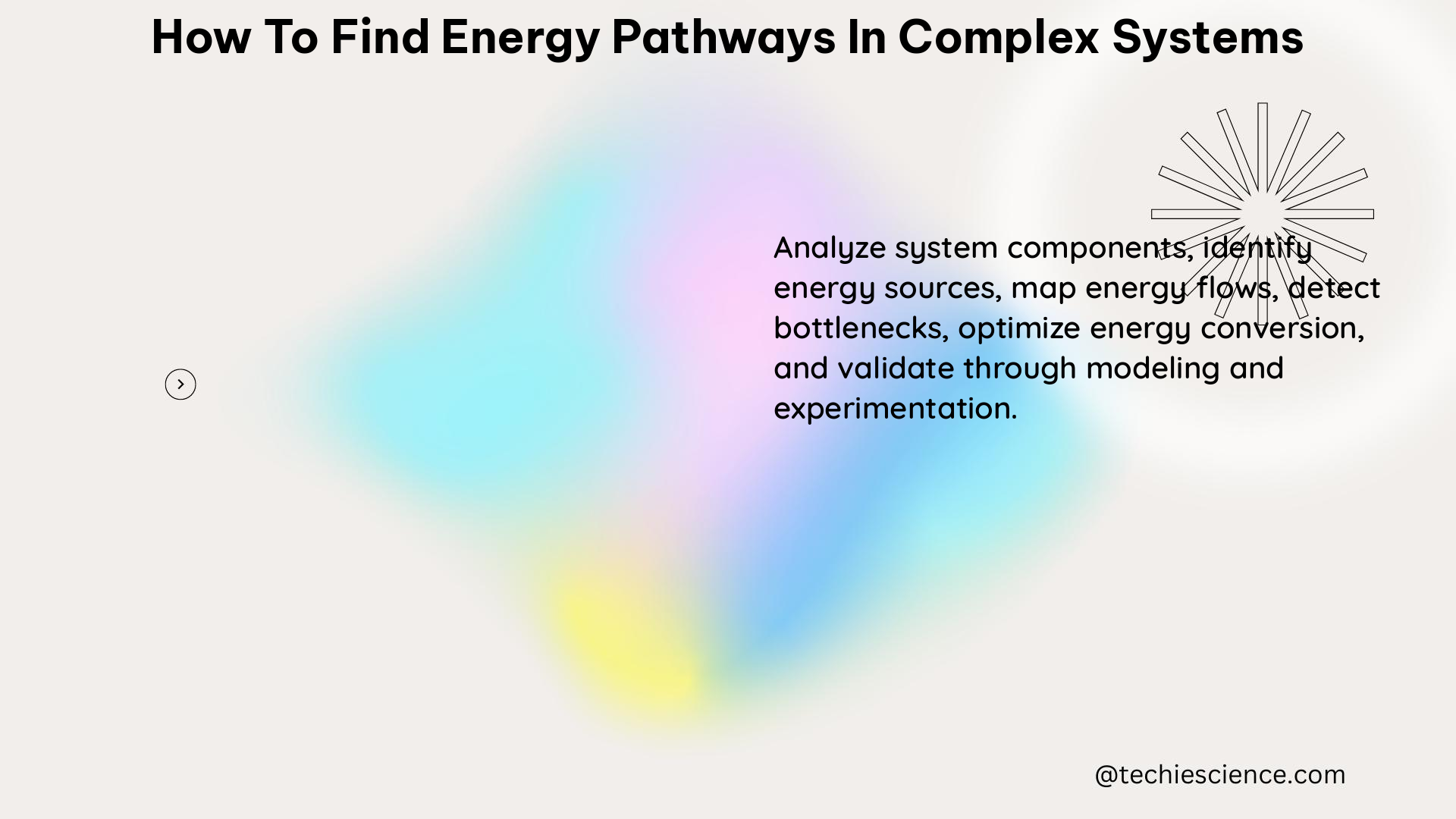 how to find energy pathways in complex systems