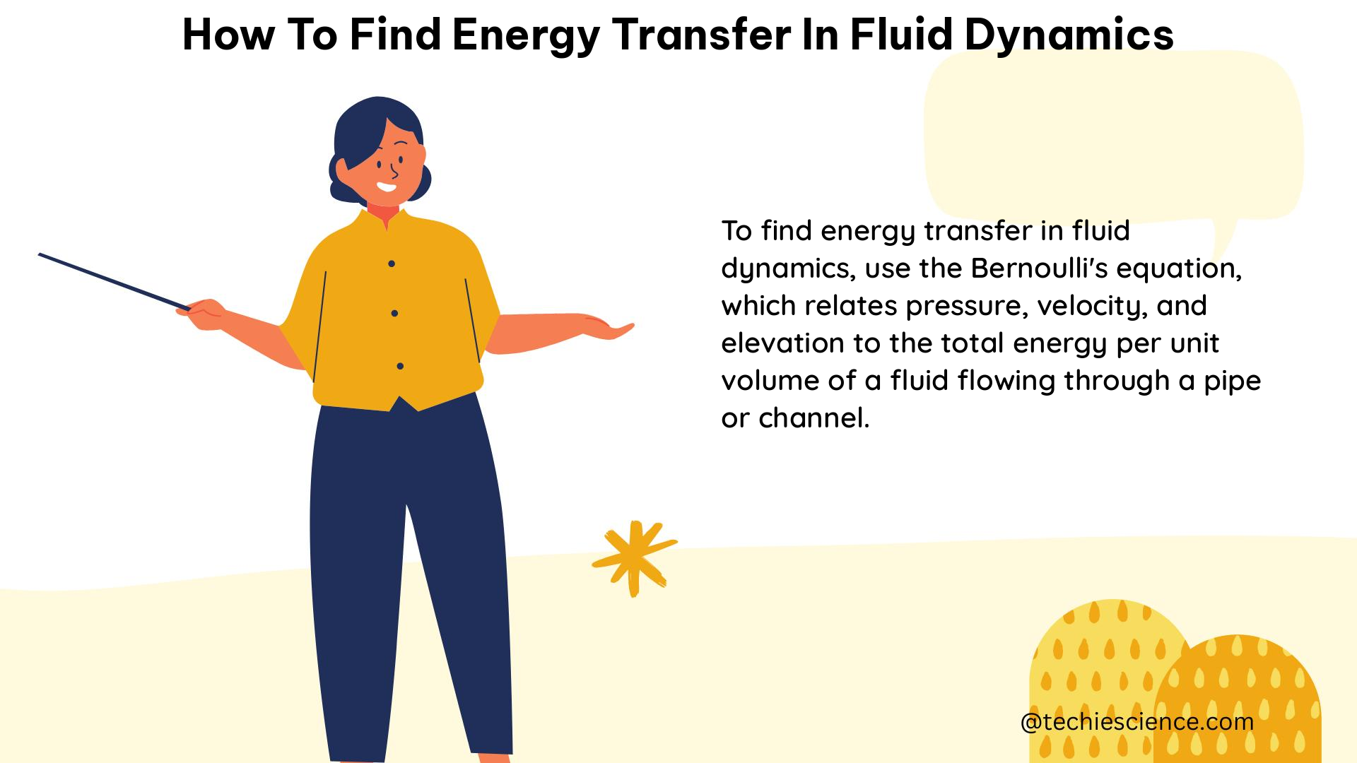 how to find energy transfer in fluid dynamics