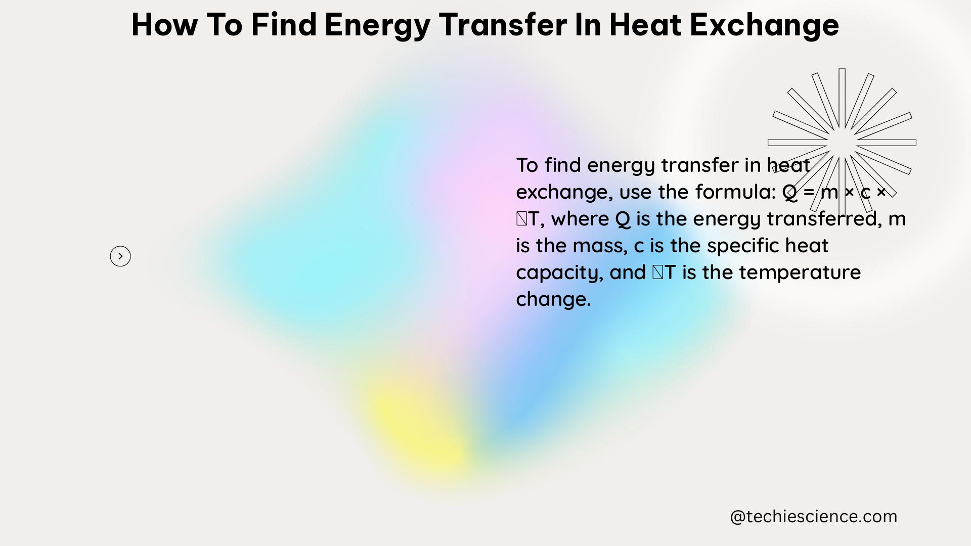 how to find energy transfer in heat exchange