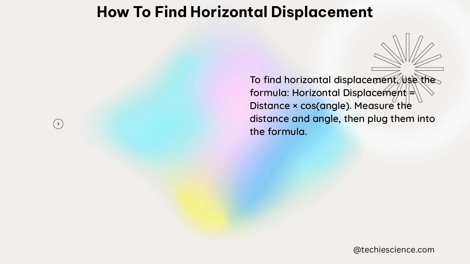 how to find horizontal displacement