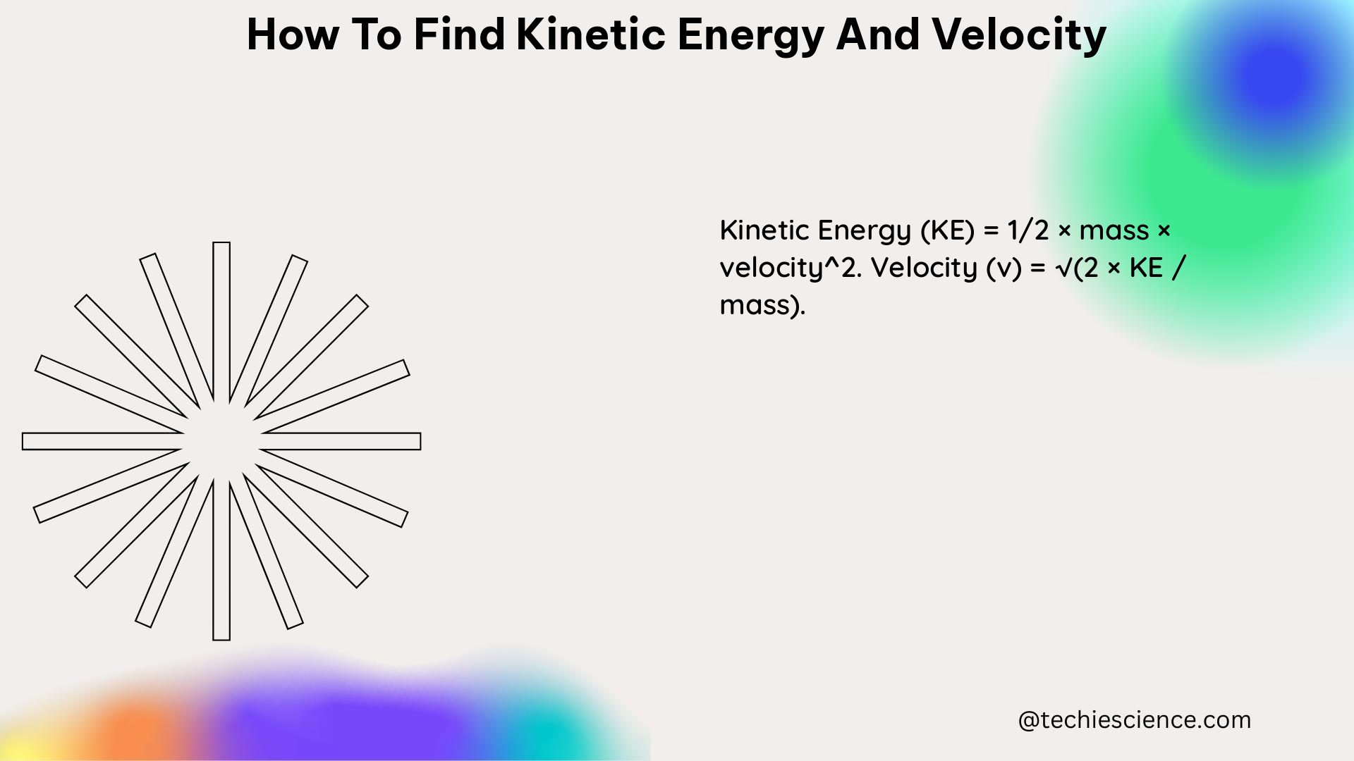 how to find kinetic energy and velocity