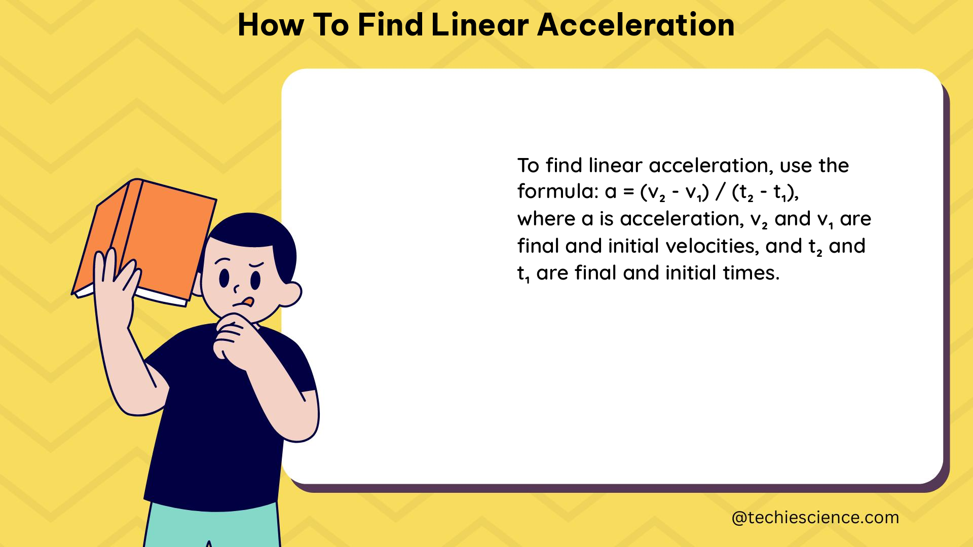 how to find linear acceleration