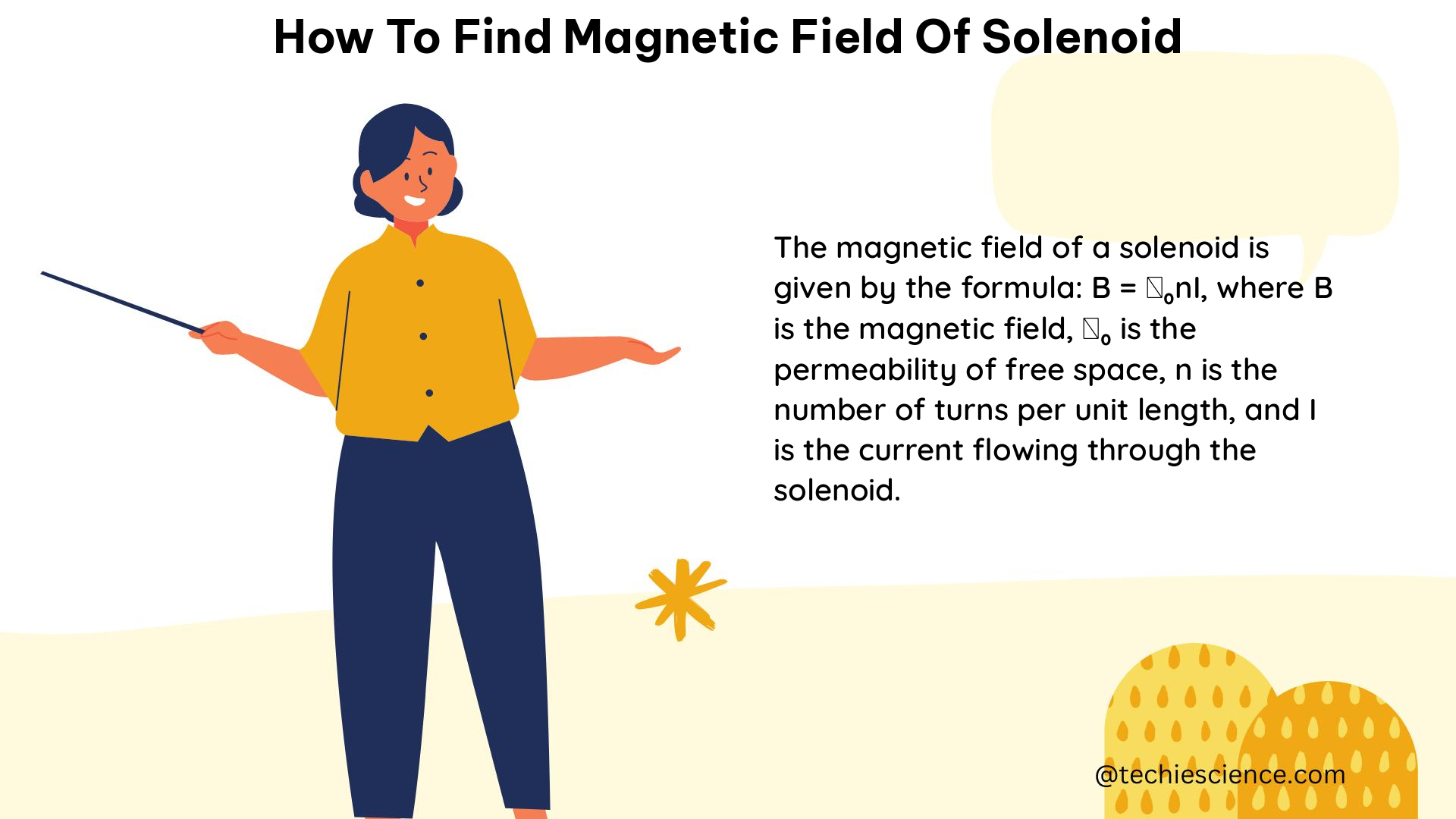 how to find magnetic field of solenoid