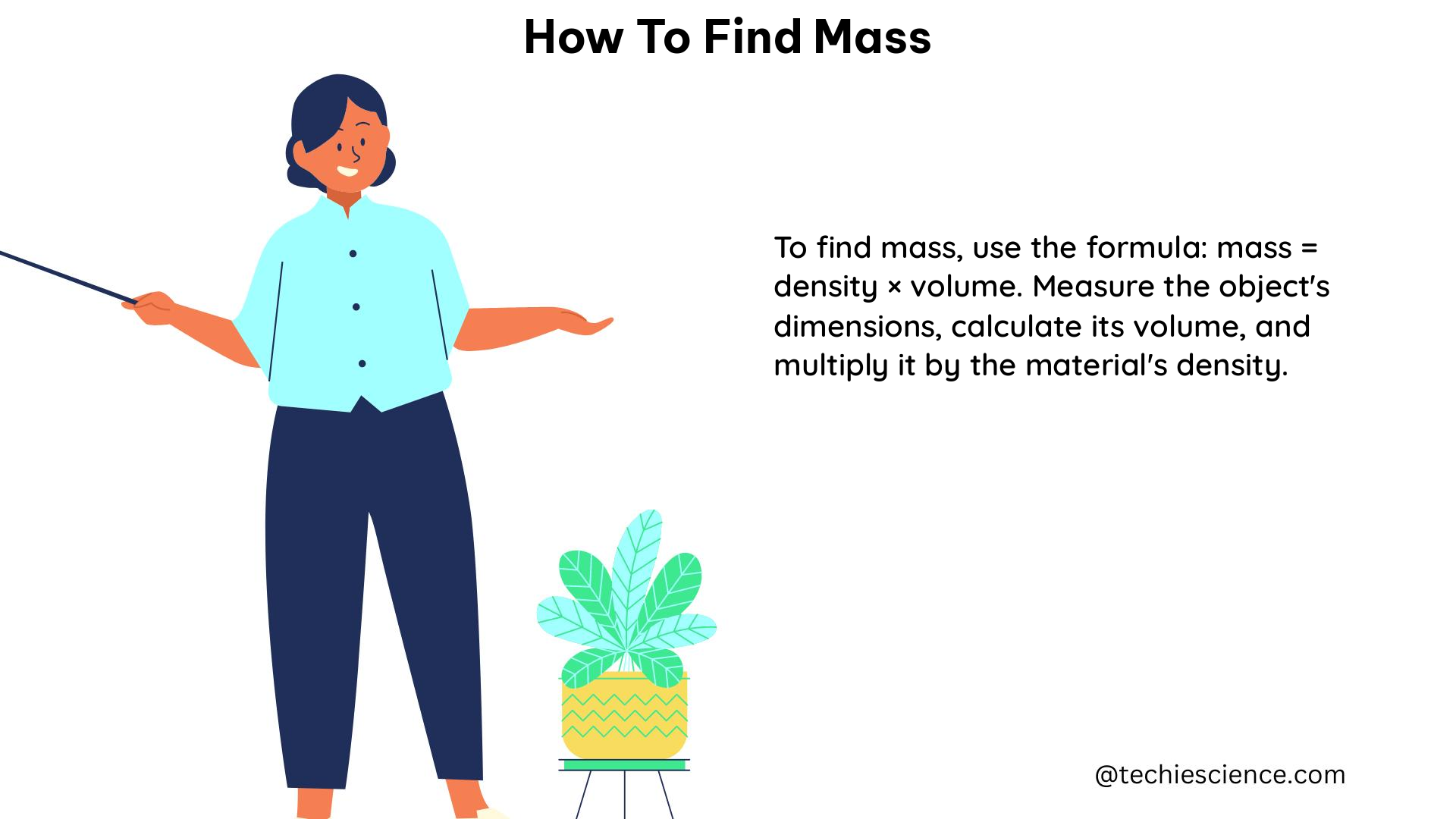 how to find mass