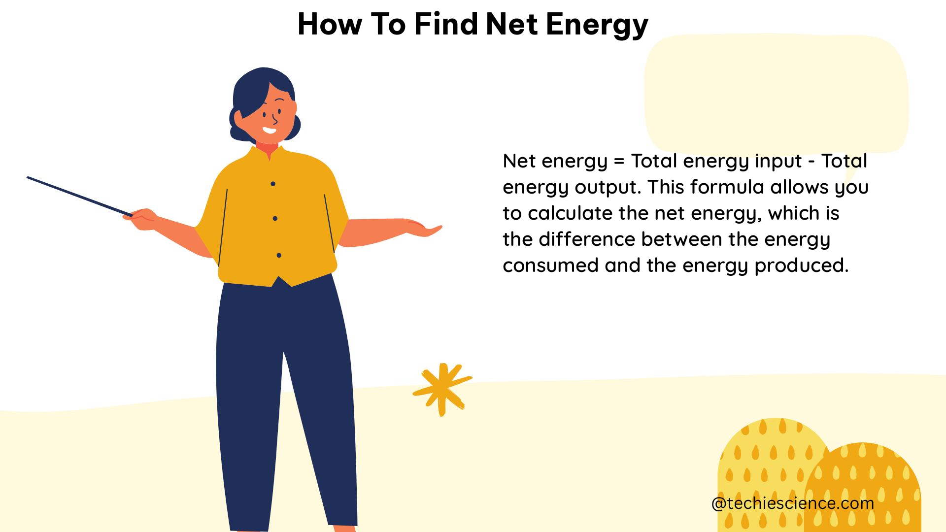 how to find net energy