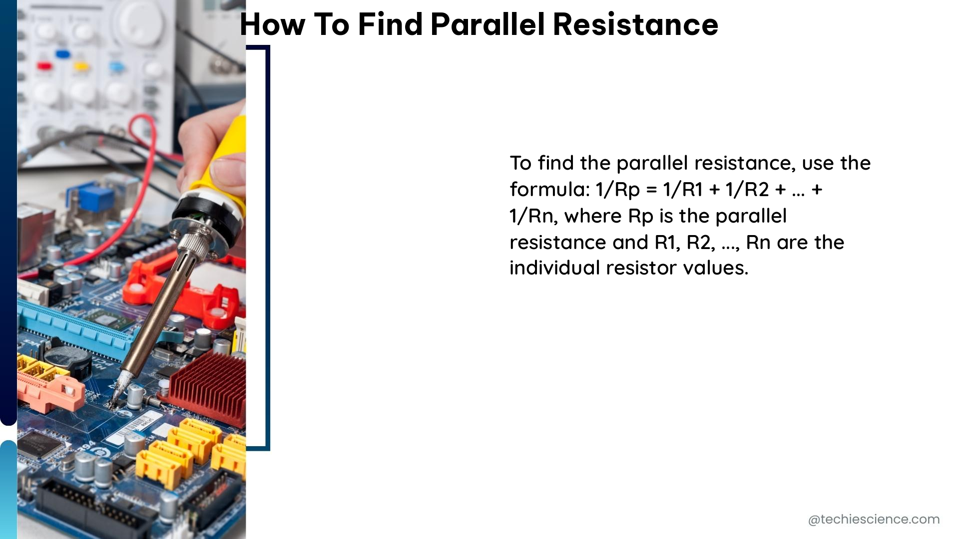 how to find parallel resistance