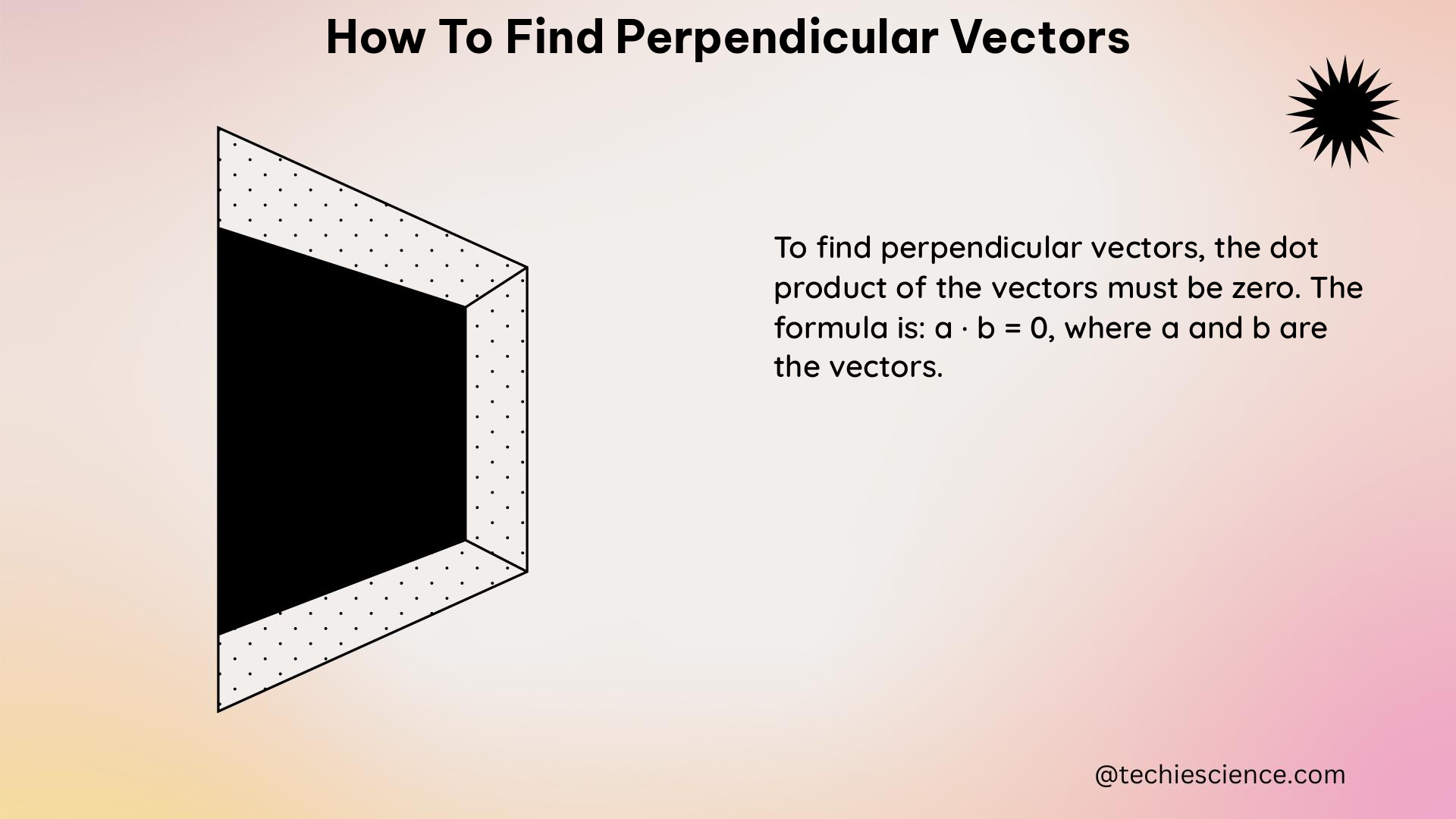 how to find perpendicular vectors