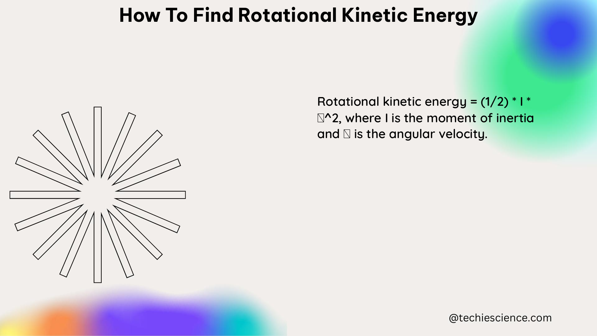 how to find rotational kinetic energy