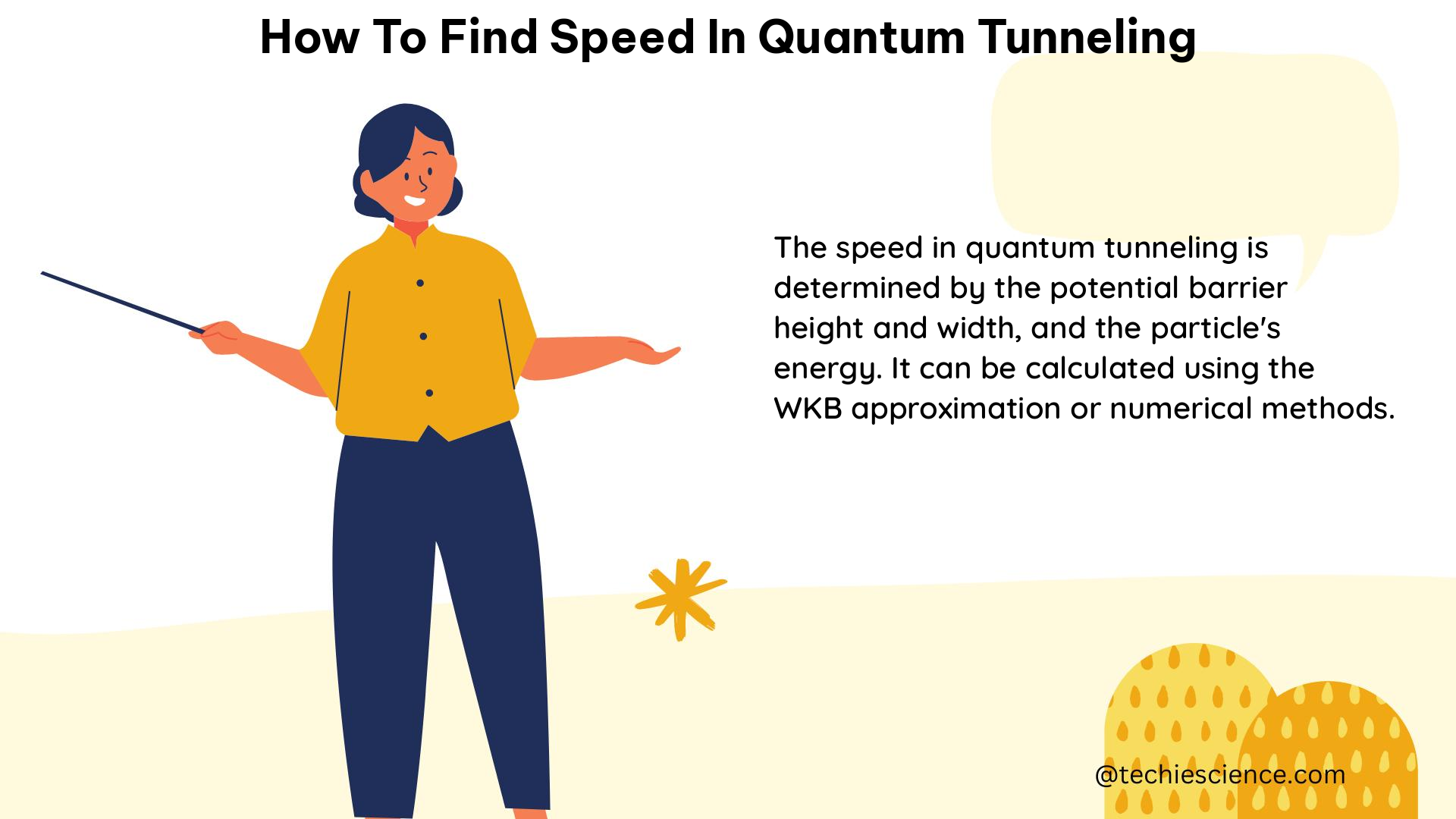 how to find speed in quantum tunneling