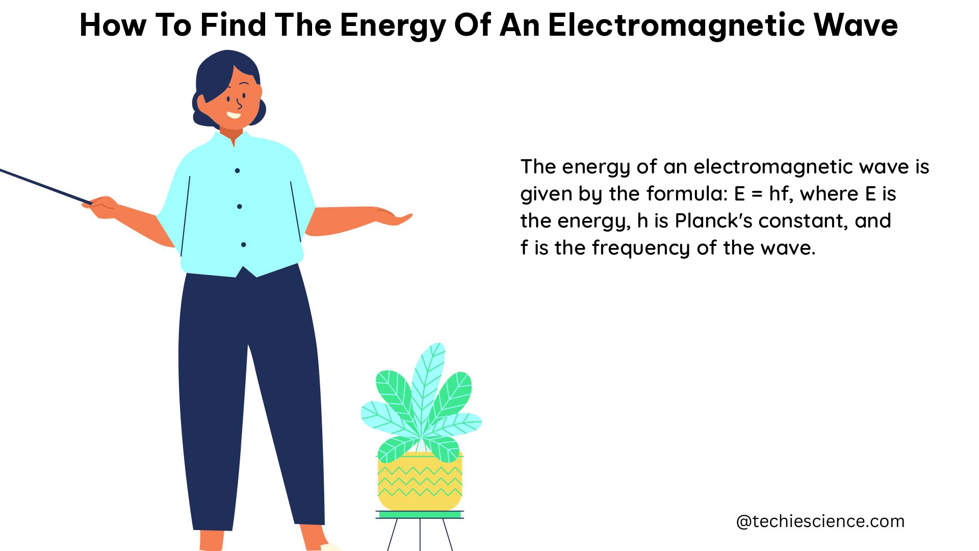 how to find the energy of an electromagnetic wave