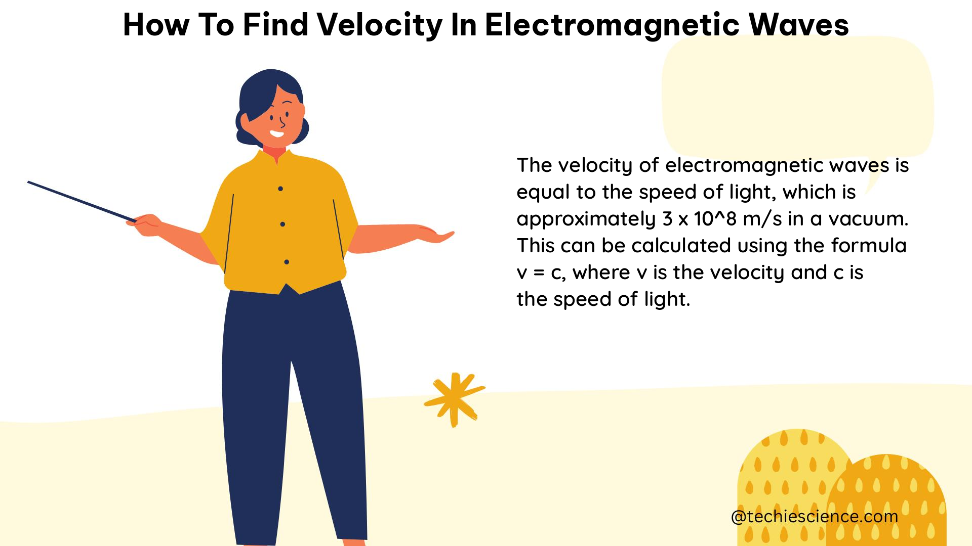 how to find velocity in electromagnetic waves