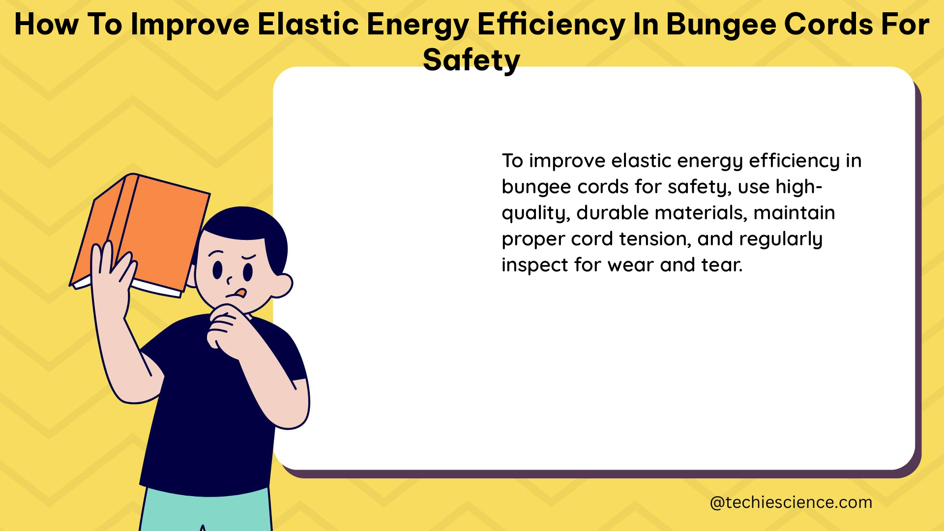 how to improve elastic energy efficiency in bungee cords for safety